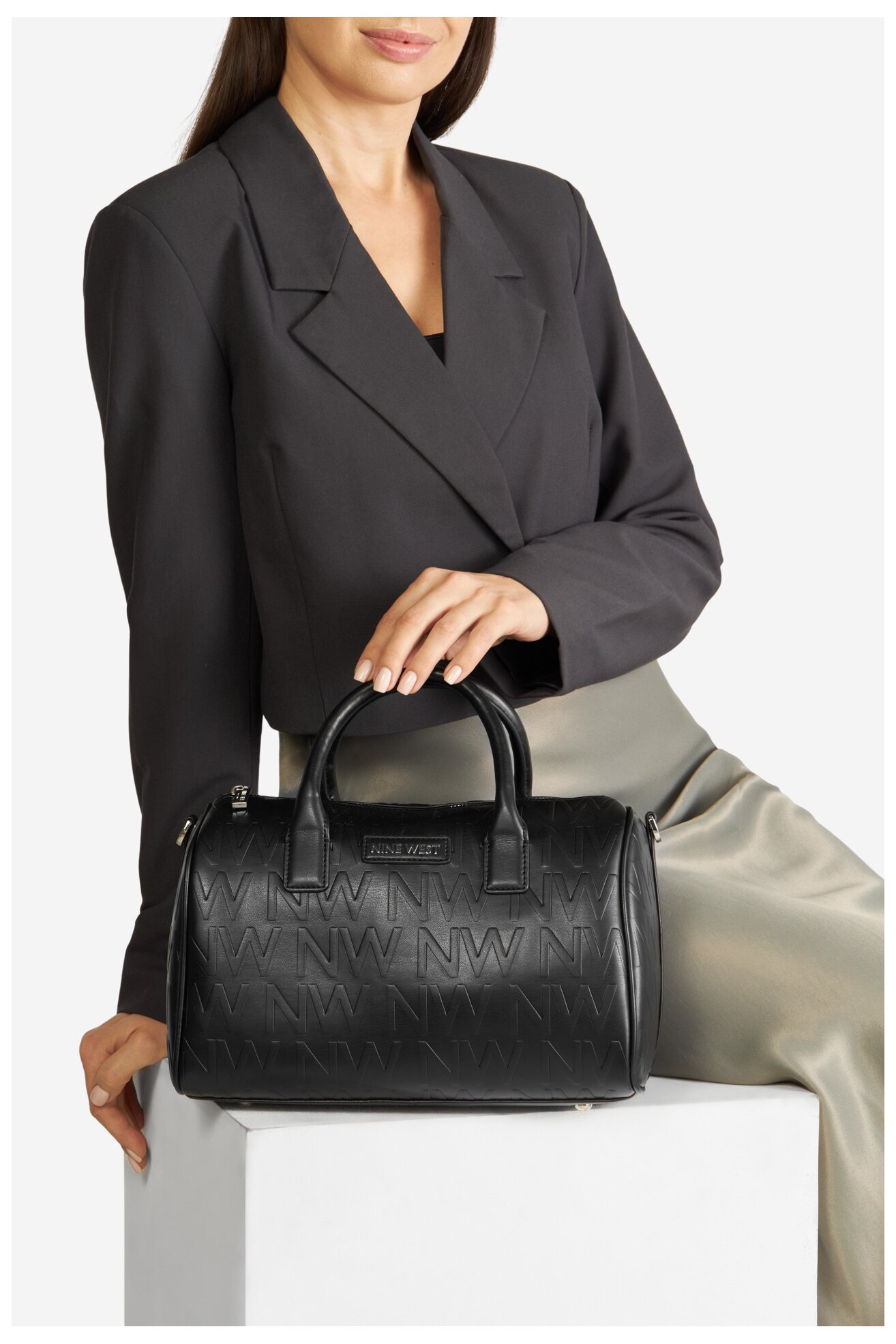 Geantă de mână NINE WEST RC19696 NEGRU