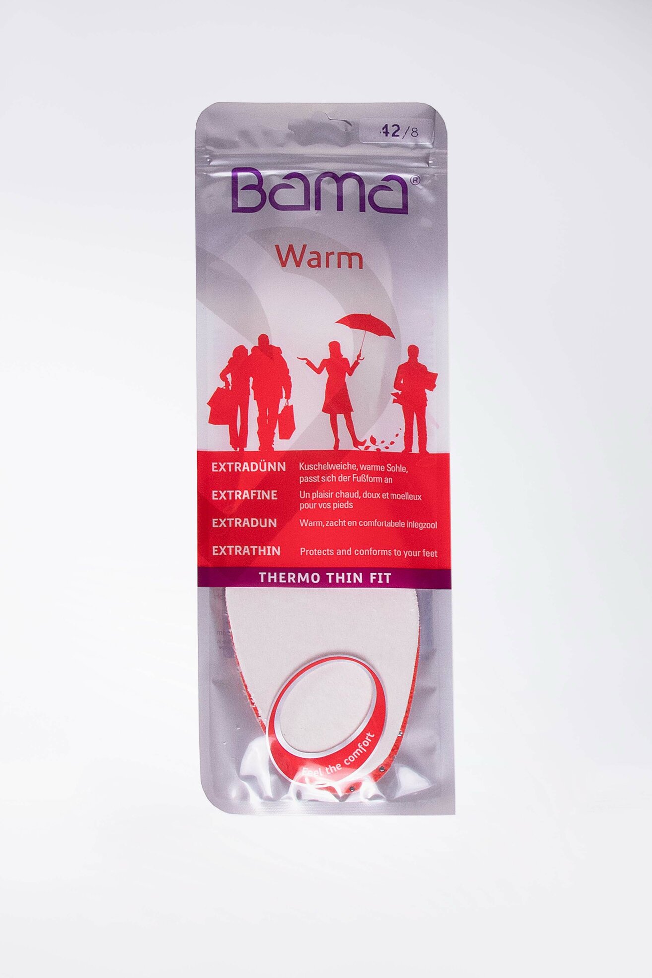 Wkładki do obuwia BAMA Thermo Thin Fit 31000478174 r. 42 -