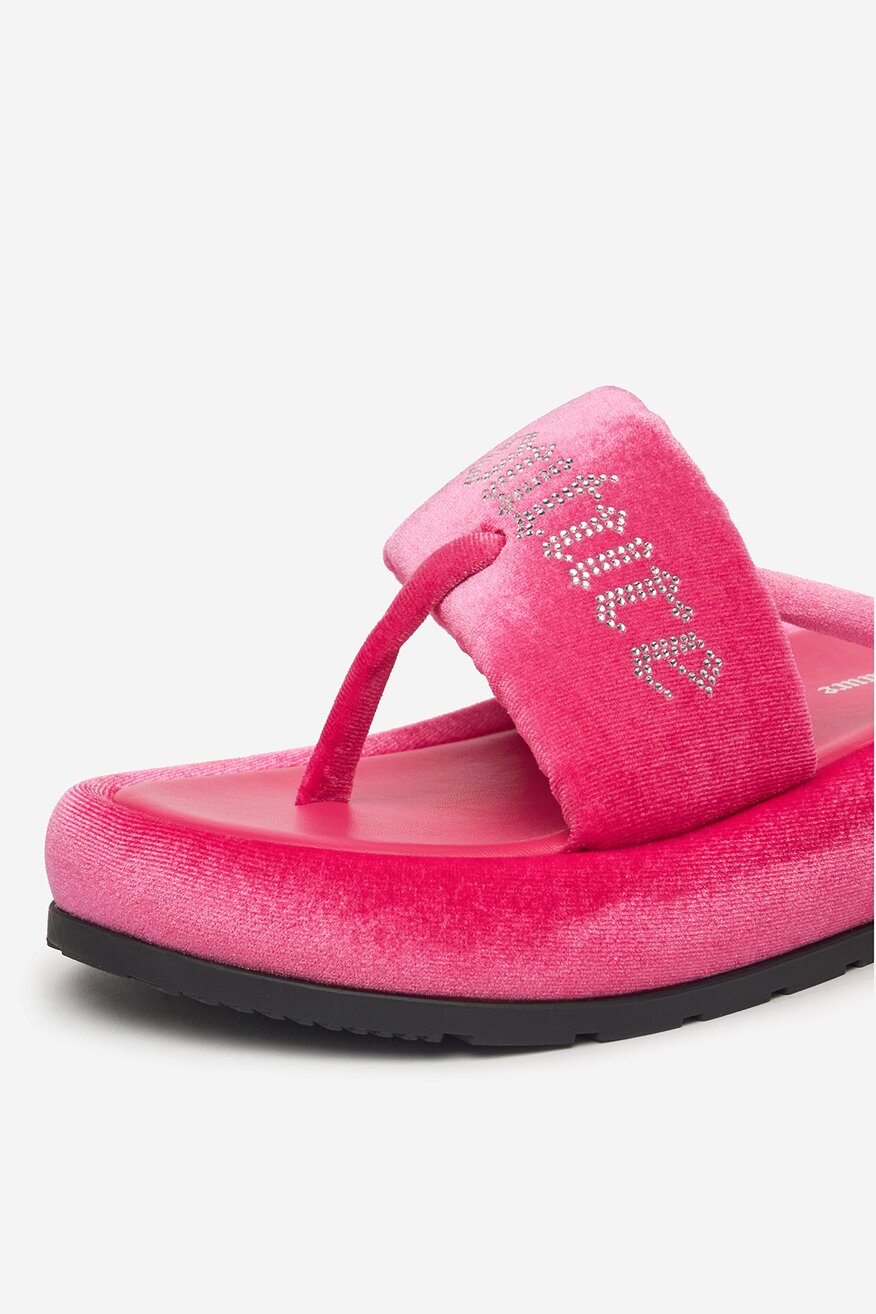 Juicy Couture - Klapki na platformie - 5906751063484