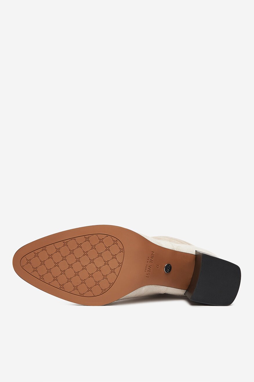 Kotníková obuv NINE WEST BÉŽOVÁ - 5906751329191