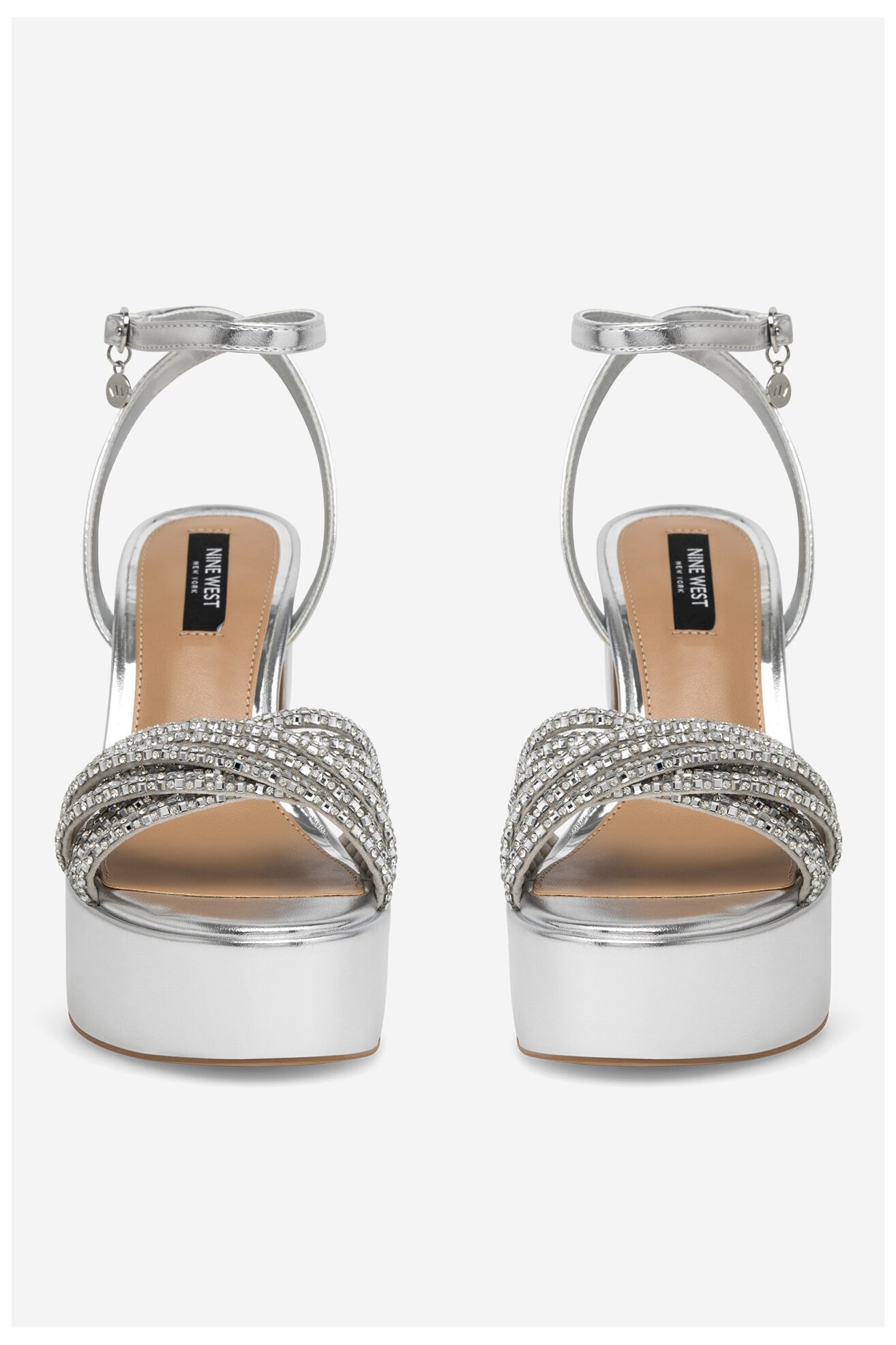 Сандалі NINE WEST WFA2736-1 СРІБНИЙ