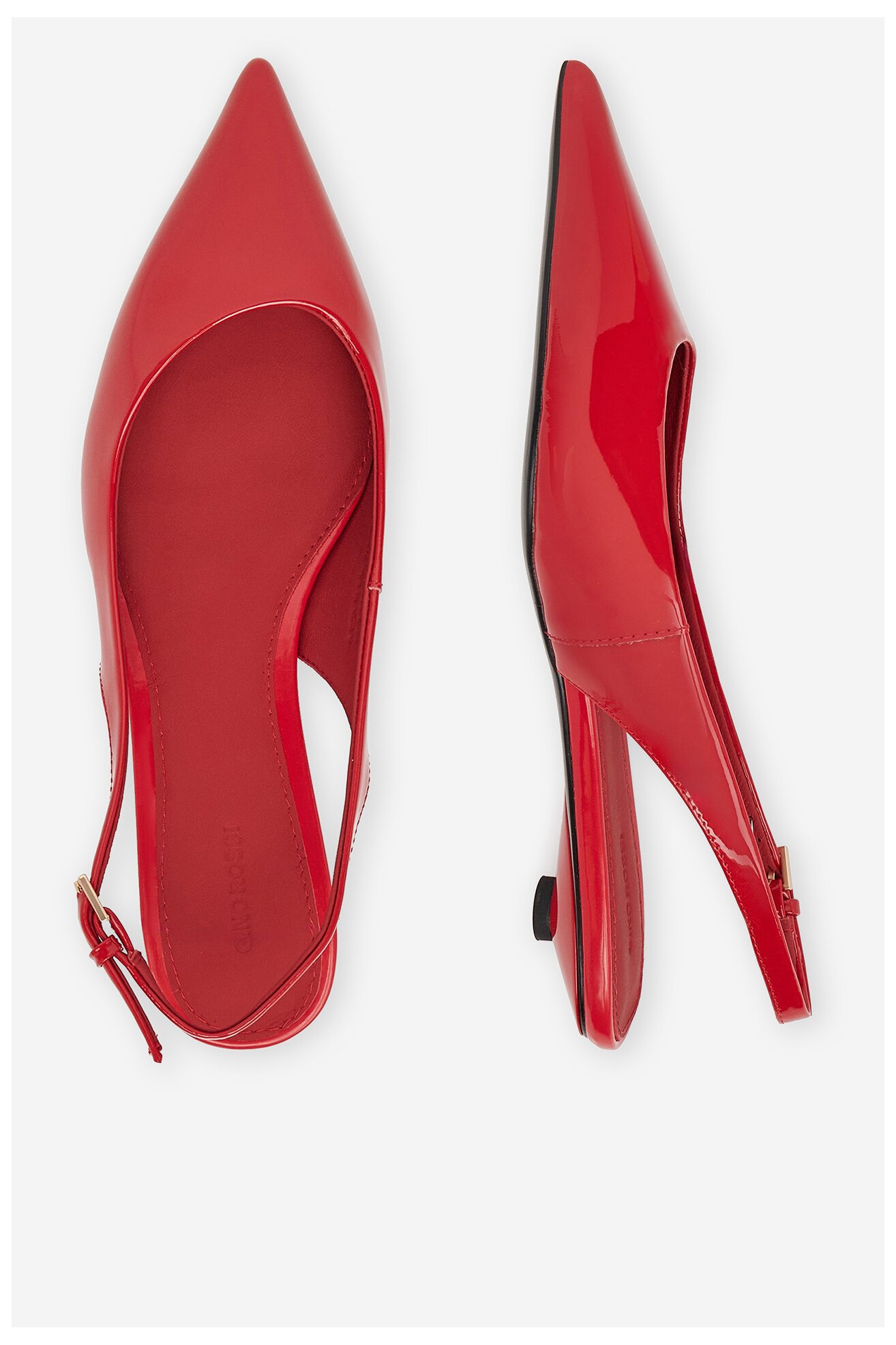 Baleriny Gino Rossi VICI-V1895-105-2 Czerwony