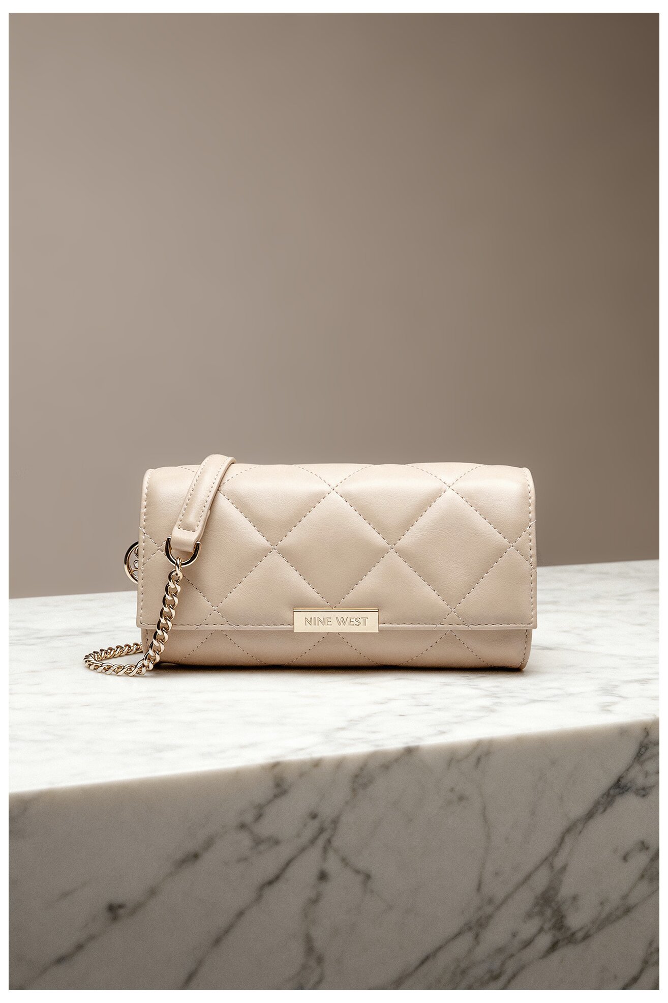 Torebka NINE WEST CEO-MONTANA-LDA7800A Beżowy