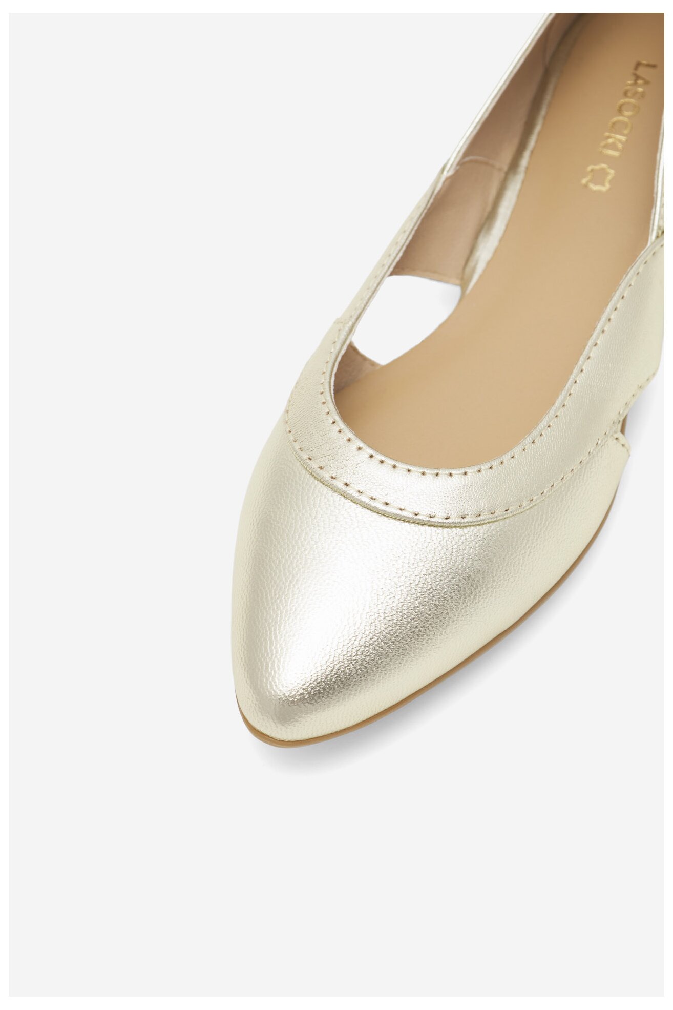 Baleriny Lasocki RST-NOEL-47 Złoty