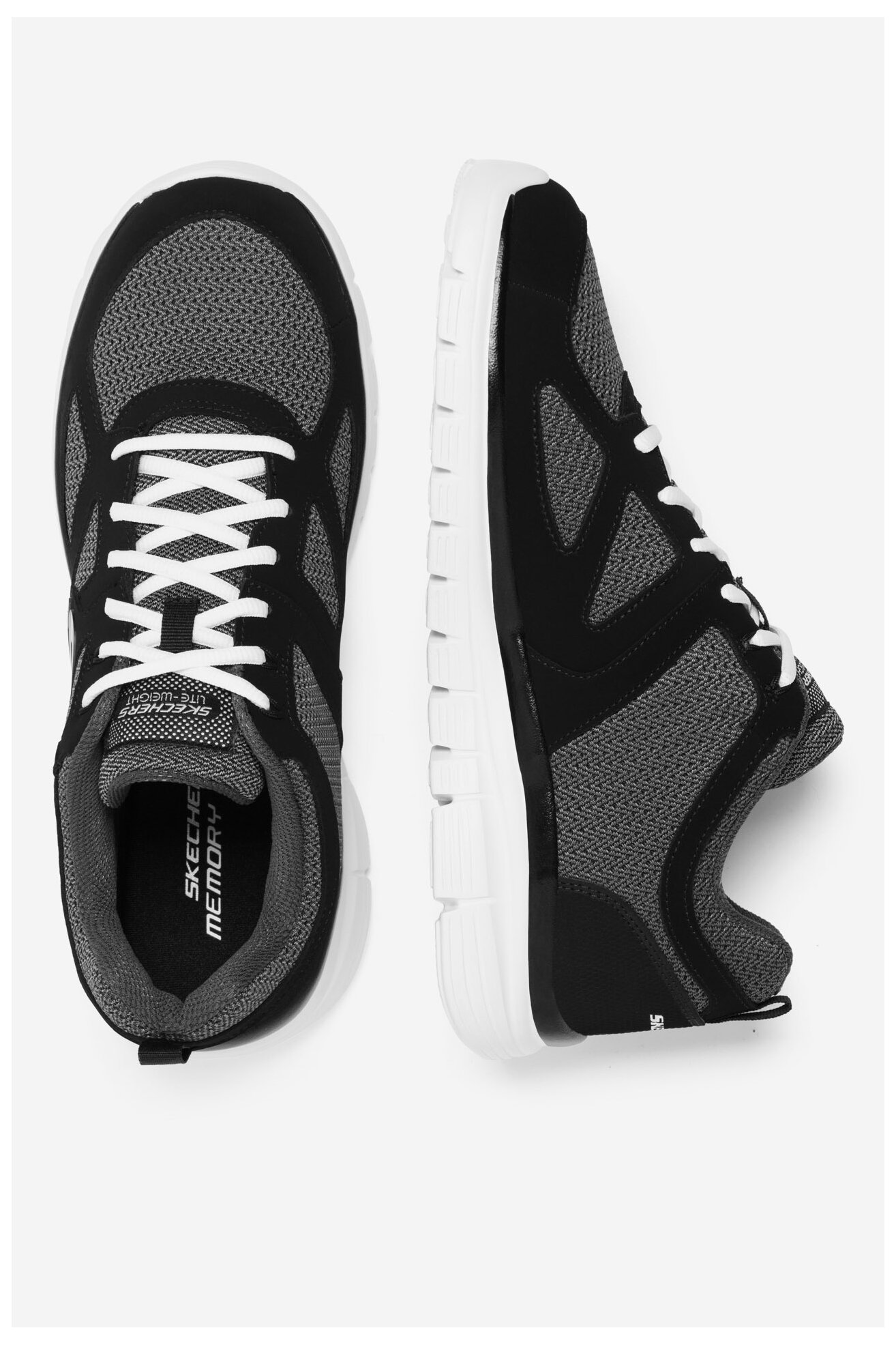 Încălțăminte sport Skechers BURNS AGOURA 52635 BKW NEGRU
