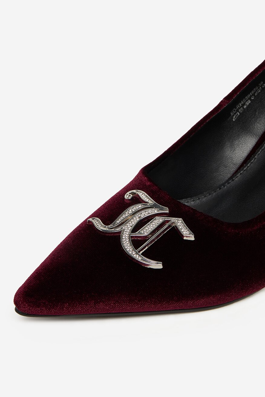 Czółenka Juicy Couture EO-R24SS94659 Bordowy - 5906751452813