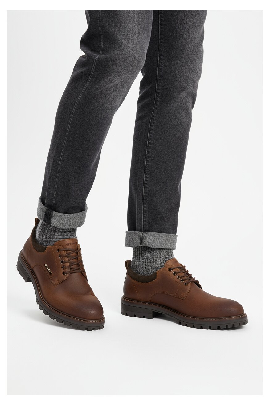 
                        Félcipő G-STAR RAW CEO-NOLAN-10 MI24 BARNA - 5906751404386