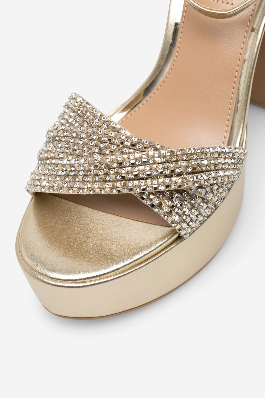 Sandály NINE WEST ZLATÁ - 5905588592594