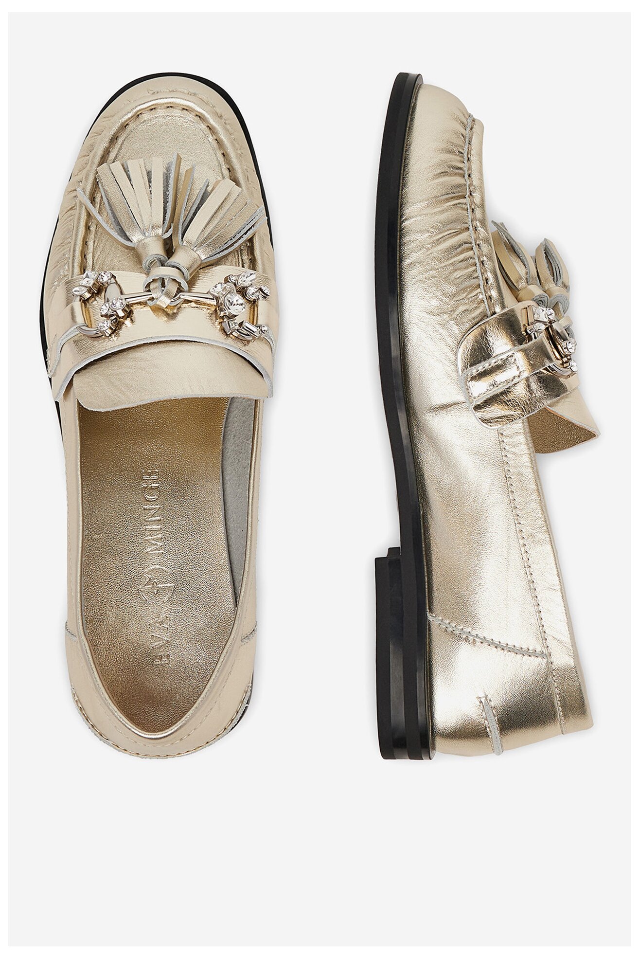 Мокасини EVA MINGE PETUNIA-V1792-335-1 ЗОЛОТИЙ