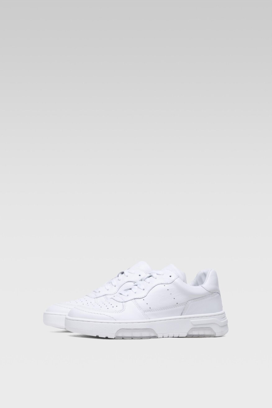 
                Badura - Skórzane sneakersy pastelowe - 5904248501464