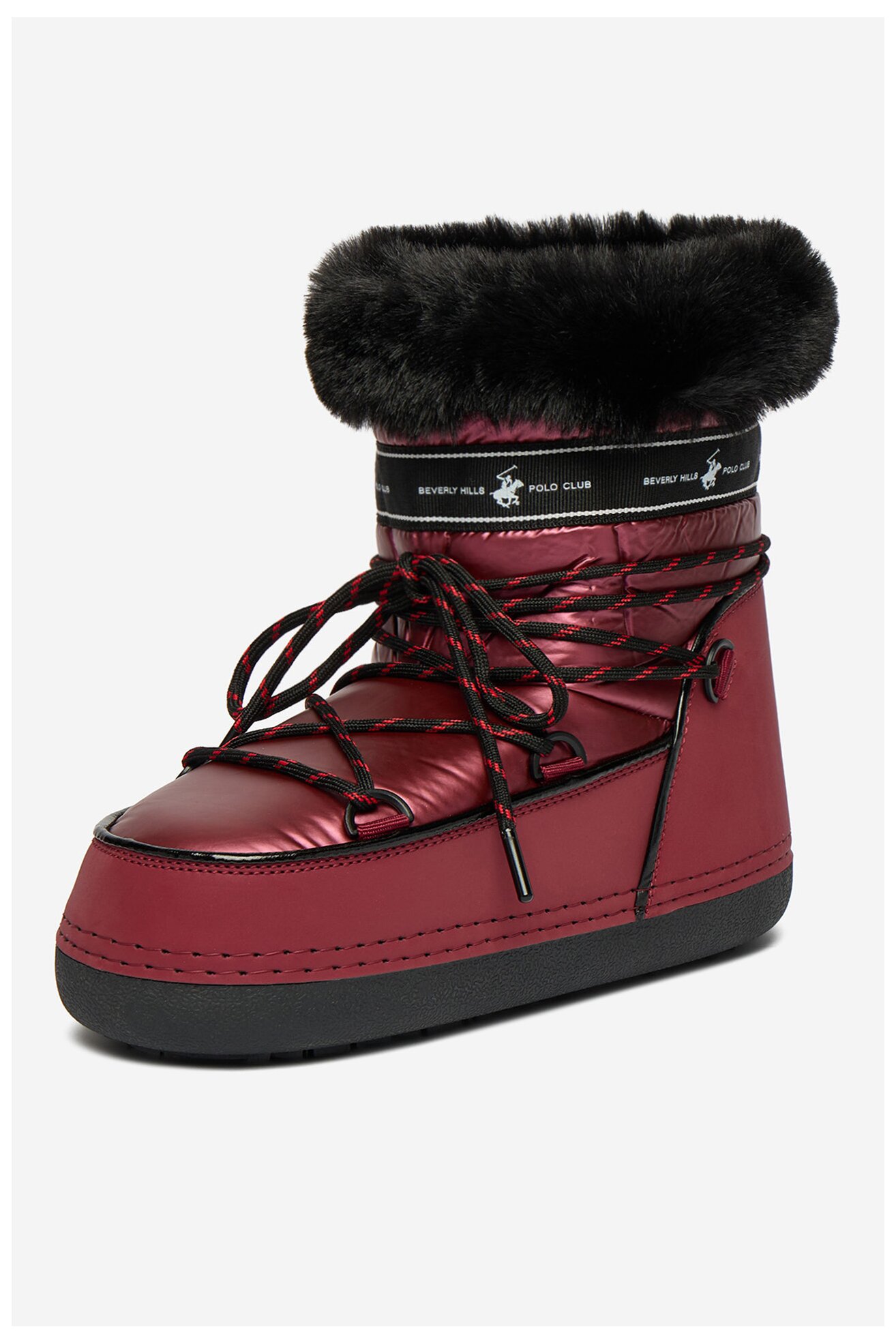 Botki Beverly Hills Polo Club GH-9094 Bordowy