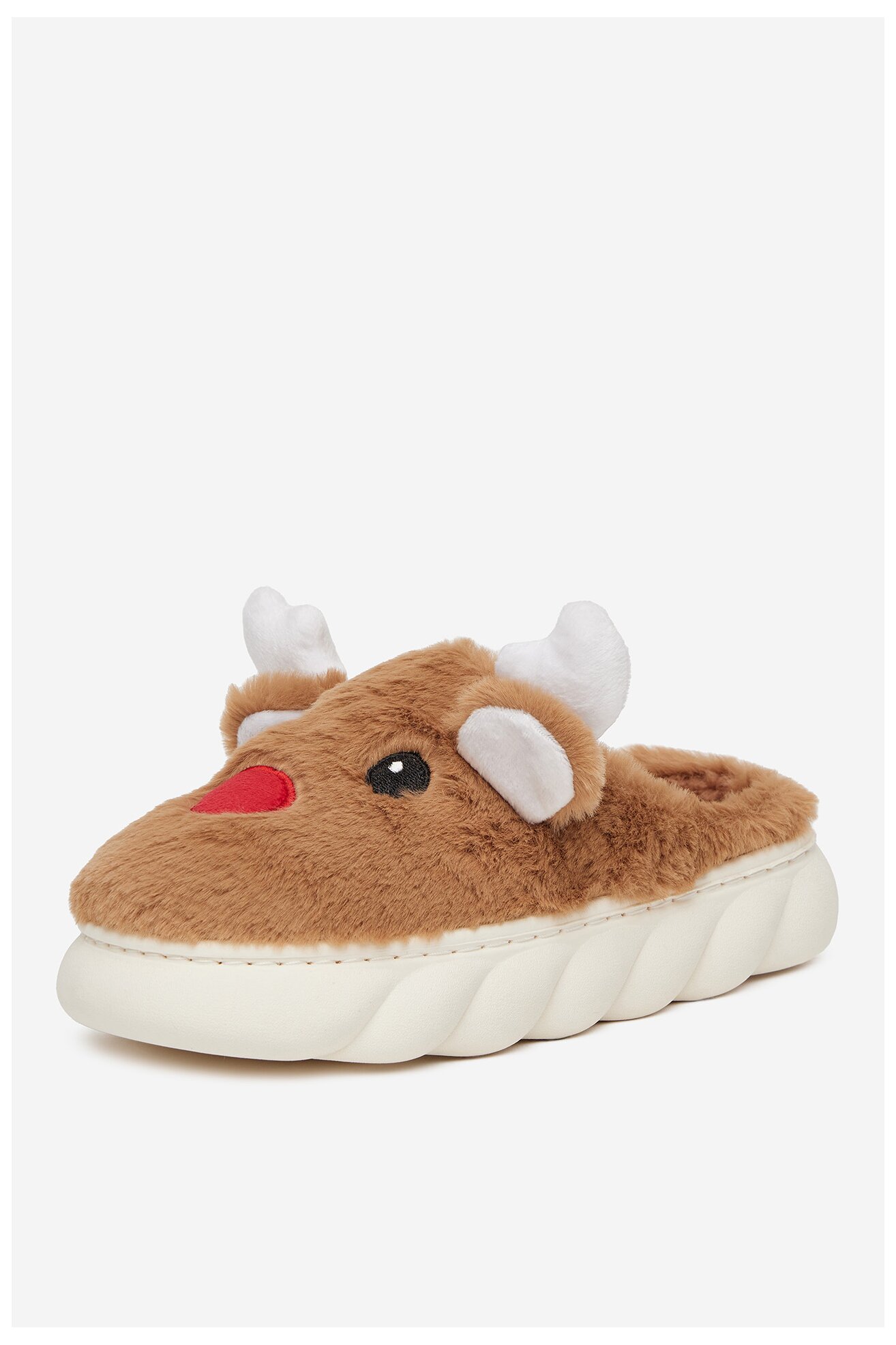 Kapcie DeeZee MU-SL-DZ02 Brązowy