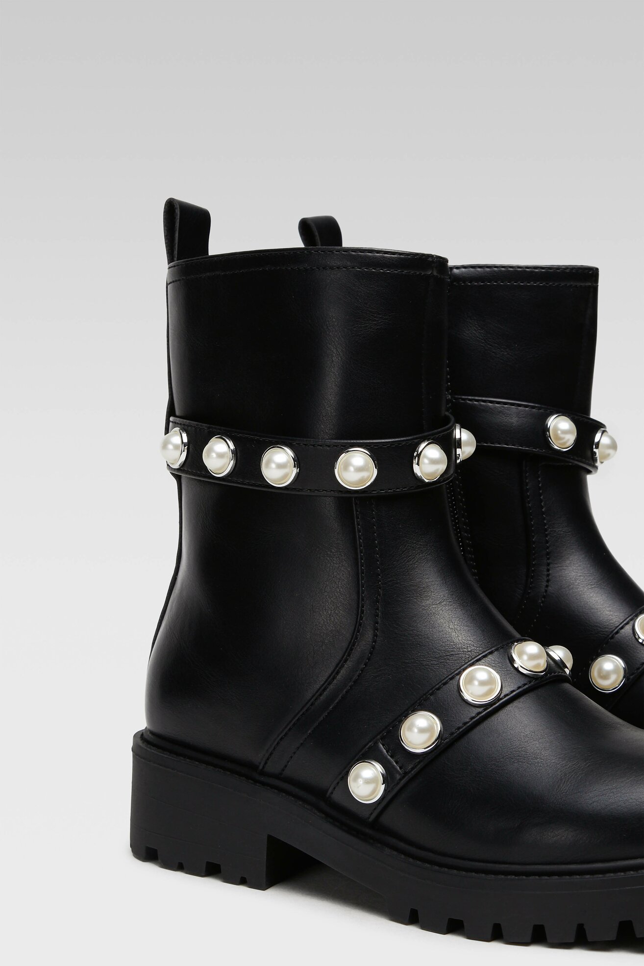 Botki DeeZee WS0903-01 Czarny