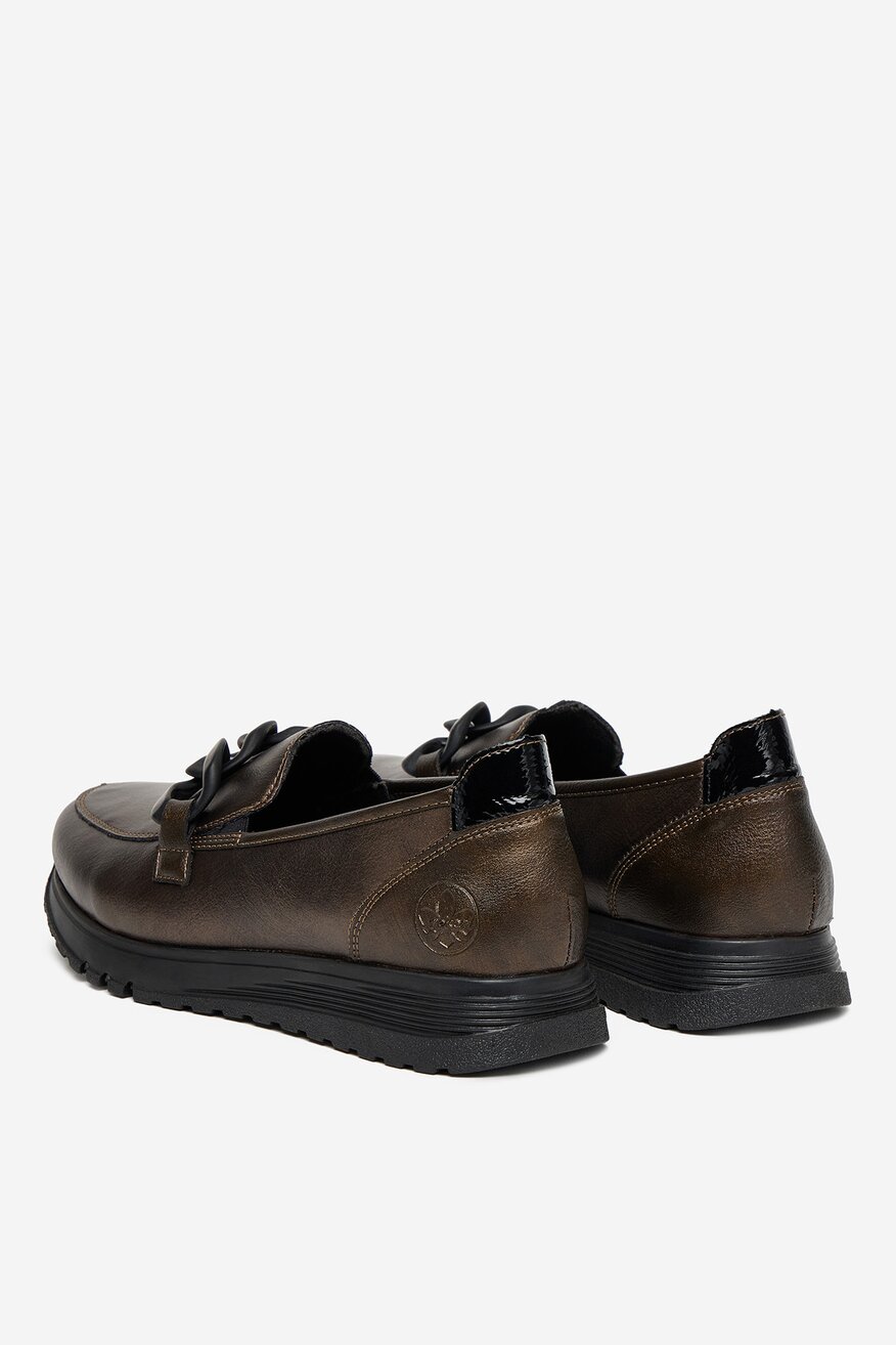 
                Rieker - Loafersy skórzane - 2230083221773