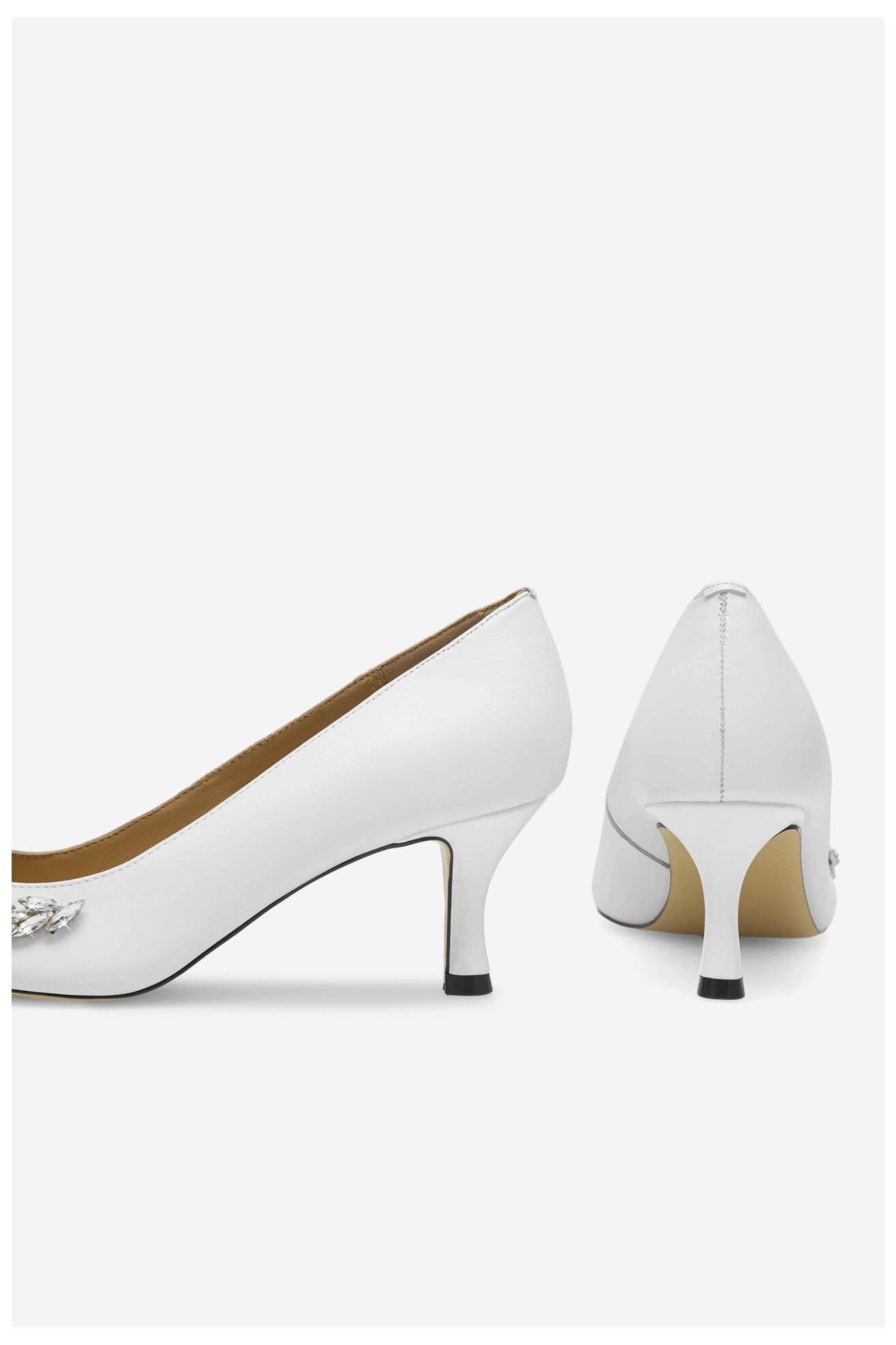 Czółenka Sergio Bardi WFA2532-3Z-SB Biały