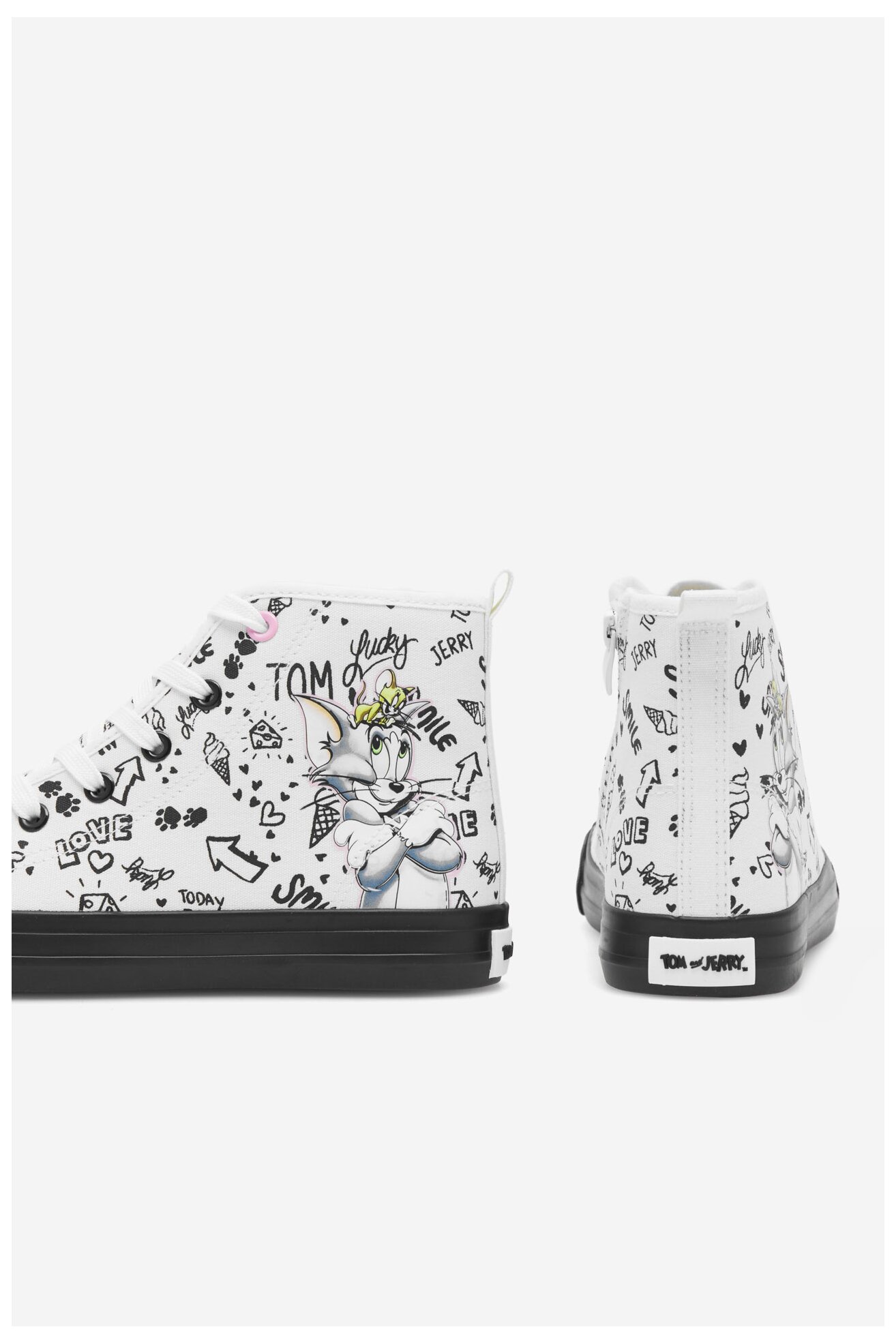 Trampki Tom & Jerry CS-SS24-122WBTJ Biały