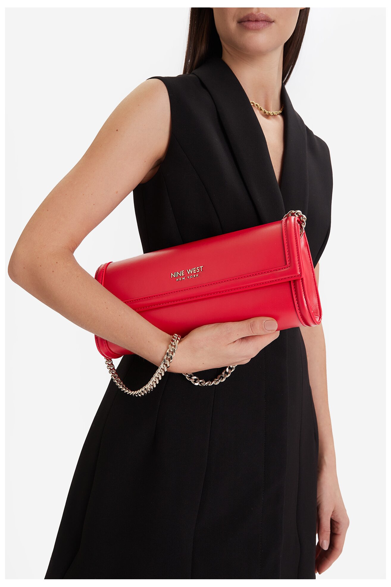 Torebka NINE WEST EO-GREENE CHARM-LDA8374 Czerwony