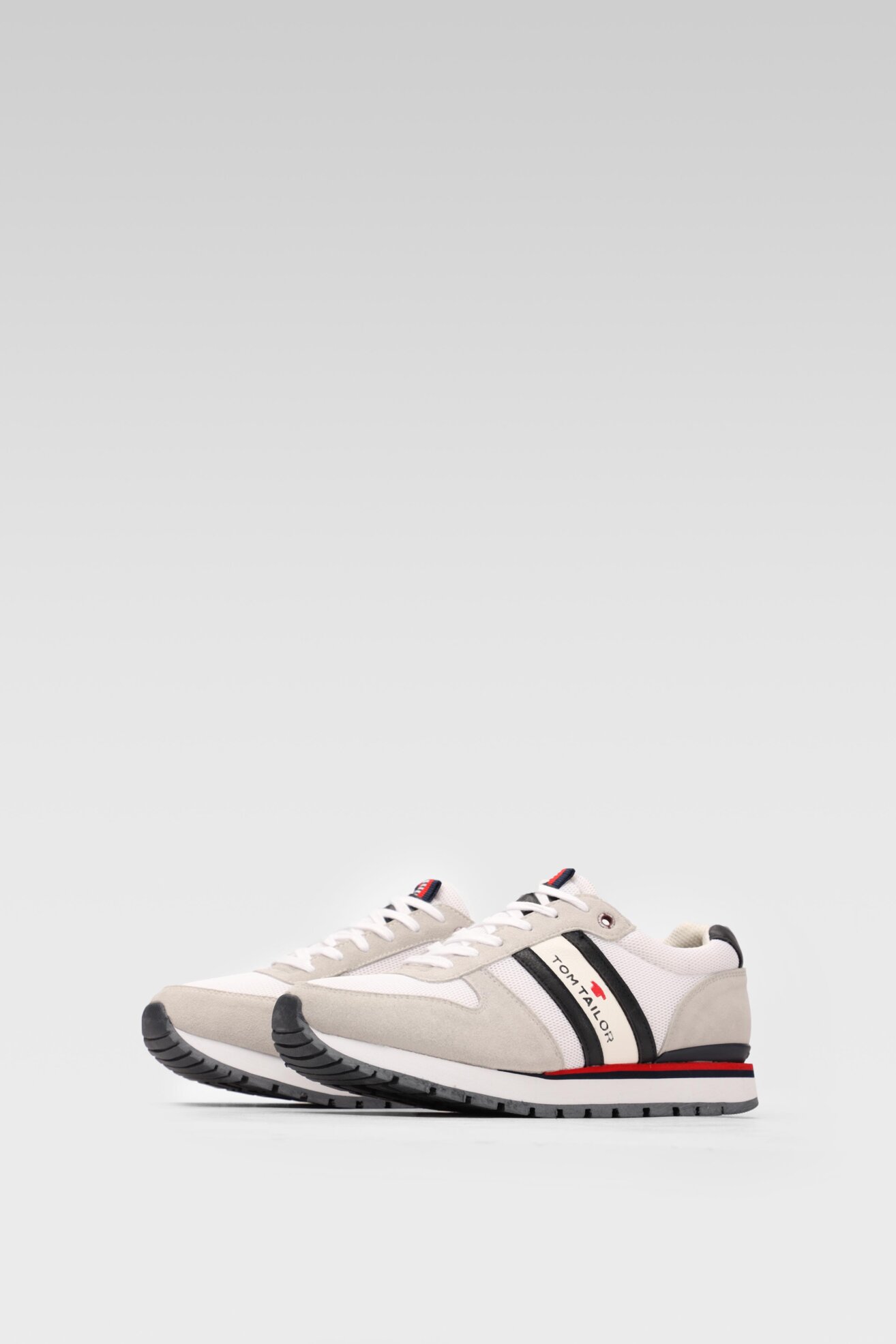 Półbuty Tom Tailor 118250100 Biały