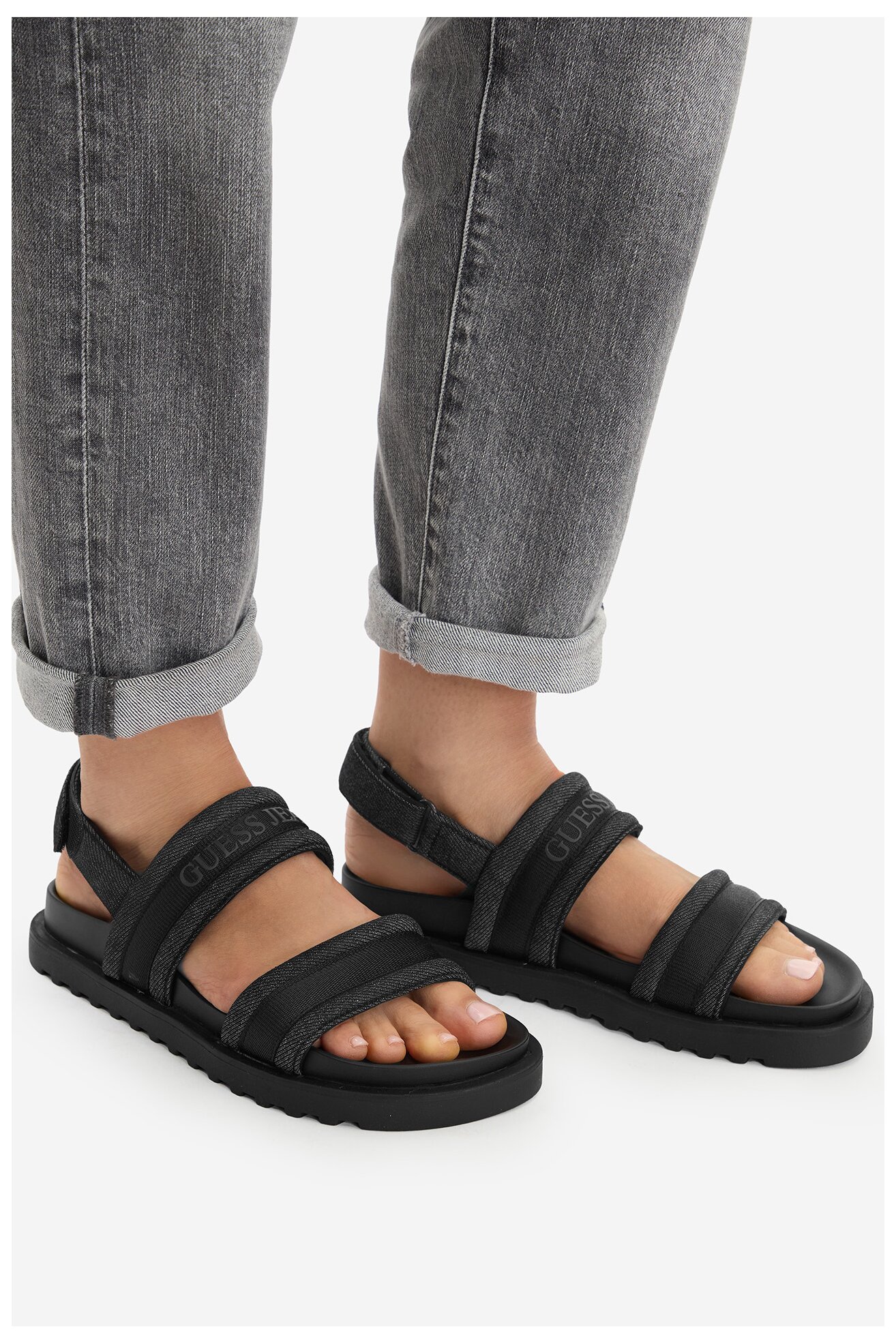 Сандалі GUESS JEANS EO-GJ2122 ЧОРНИЙ