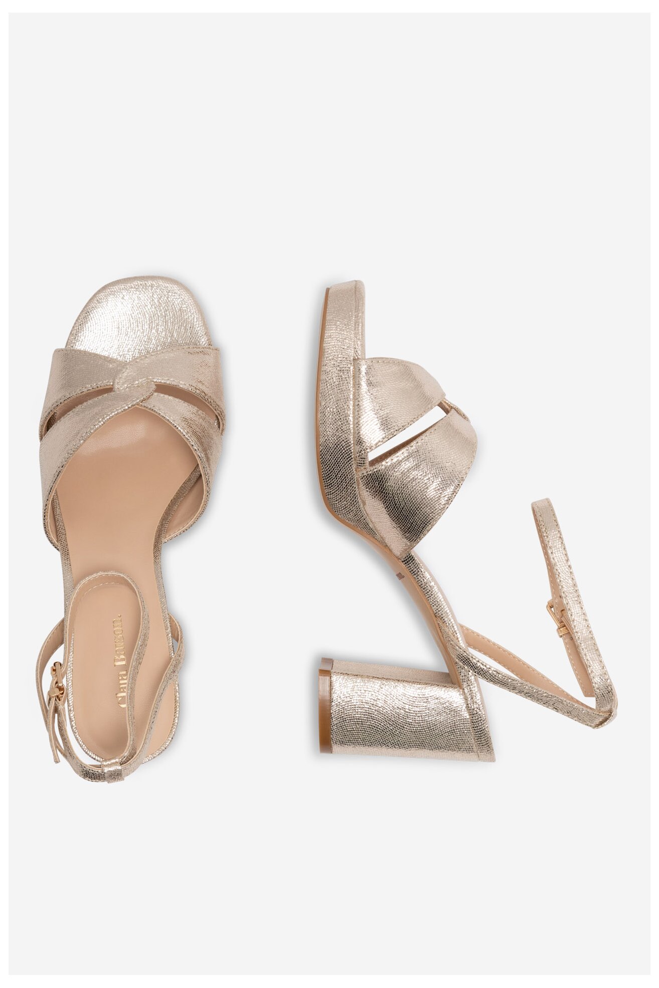 Сандали Clara Barson WYL3426-5 ЗЛАТИСТ