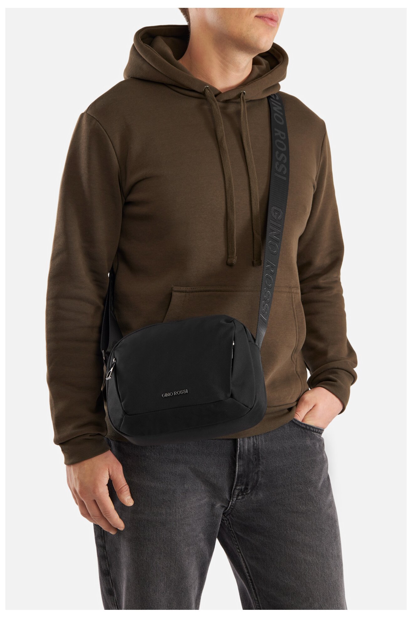 Сумка Чоловіча Gino Rossi GIN-K-022-CCC-06 ЧОРНИЙ