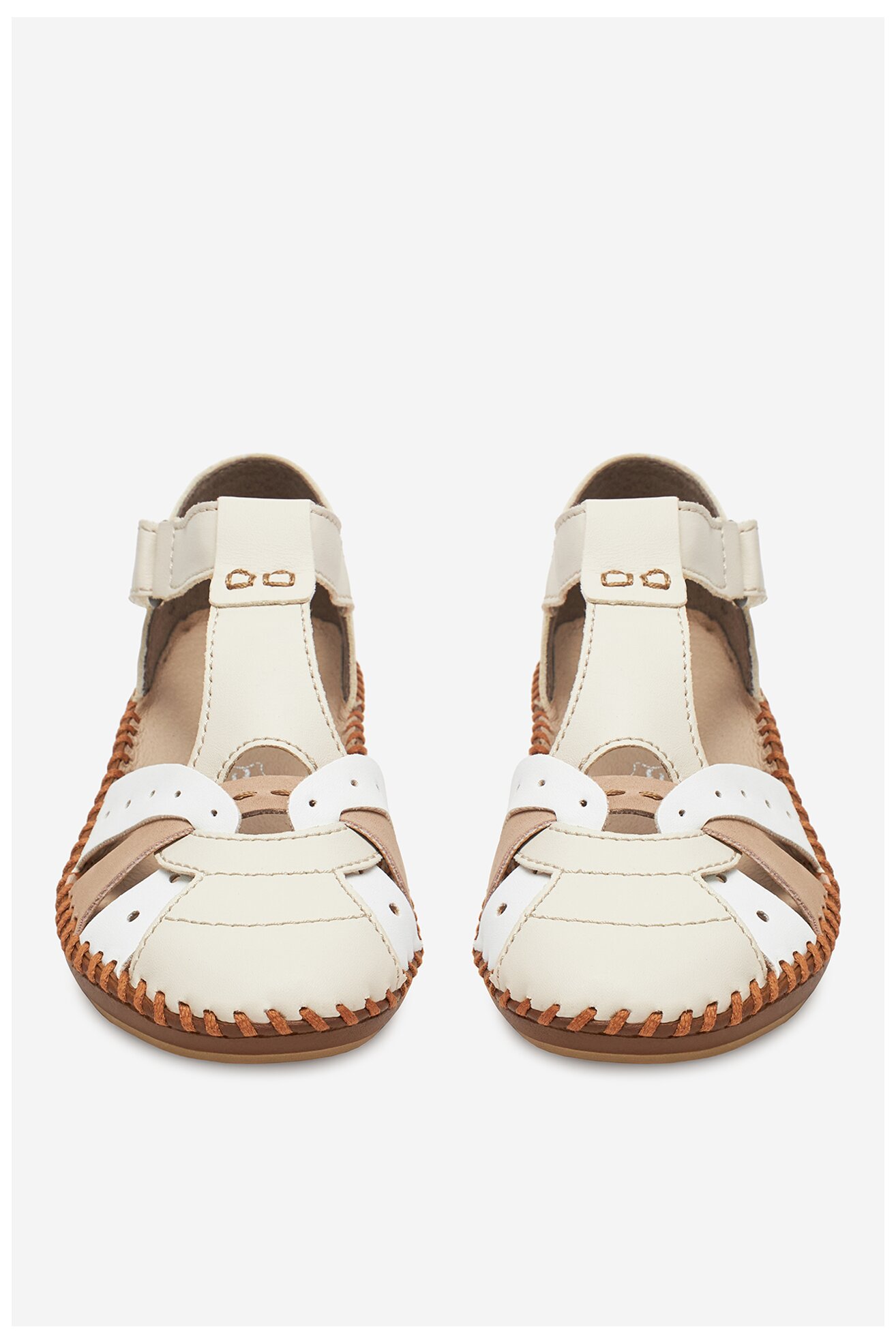 Сандали Rieker M1655-61 СЛОНОВА КОСТ