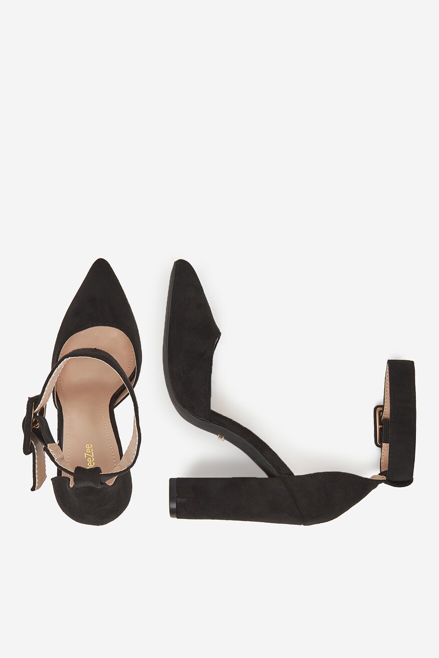 Pantofi cu toc DeeZee NEGRU - 5906751099223