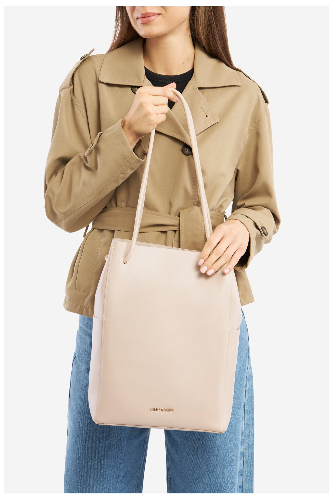 Kézitáska Gino Rossi CSN5234 BÉZS