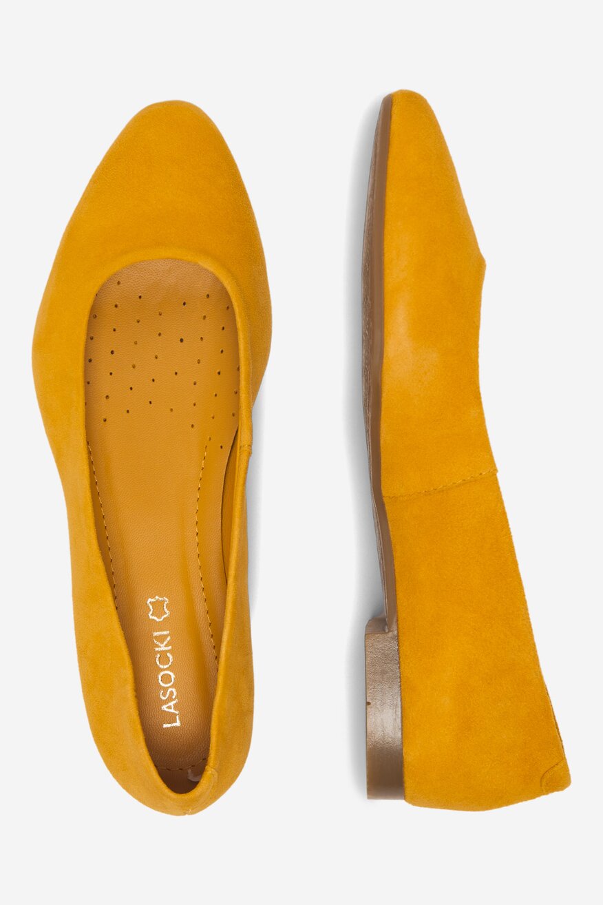 
                Lasocki - Baleriny zamszowe - 5905588429791