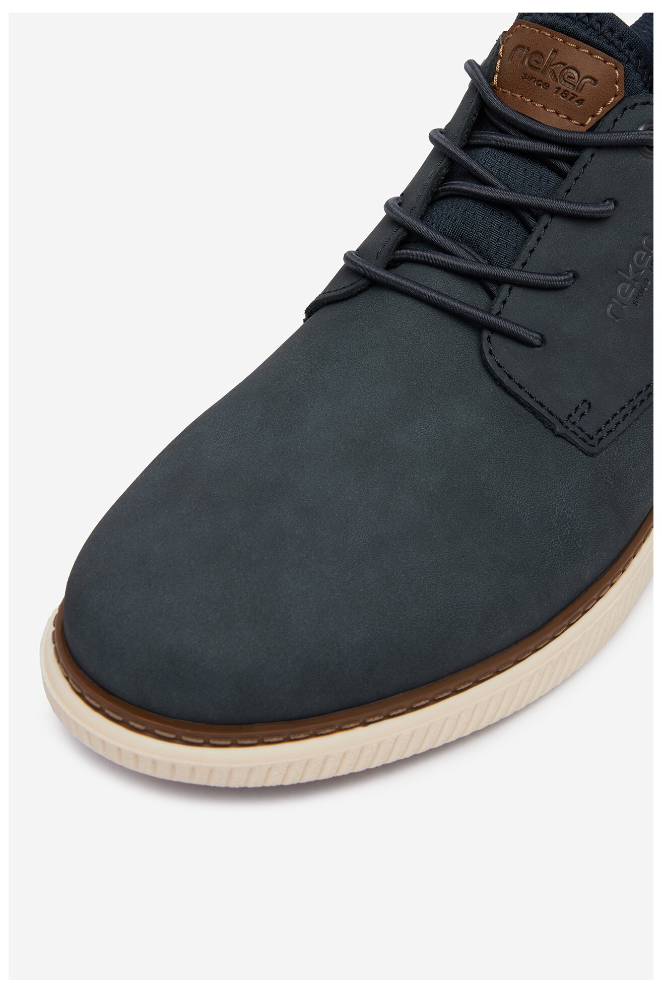 Półbuty Rieker CEO-B3357-14 Granatowy ciemny