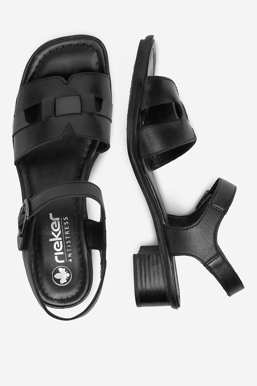 
                Rieker - Sandały skórzane - 5906751761601