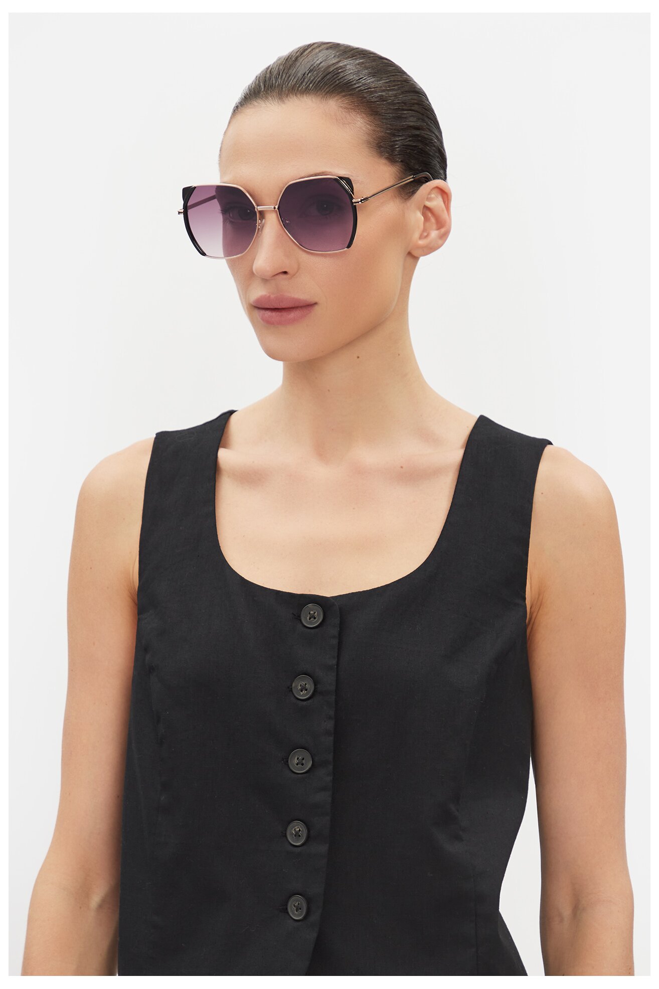 Ženske sunčane naočare Jenny 4WF-022-SS25 CRNA