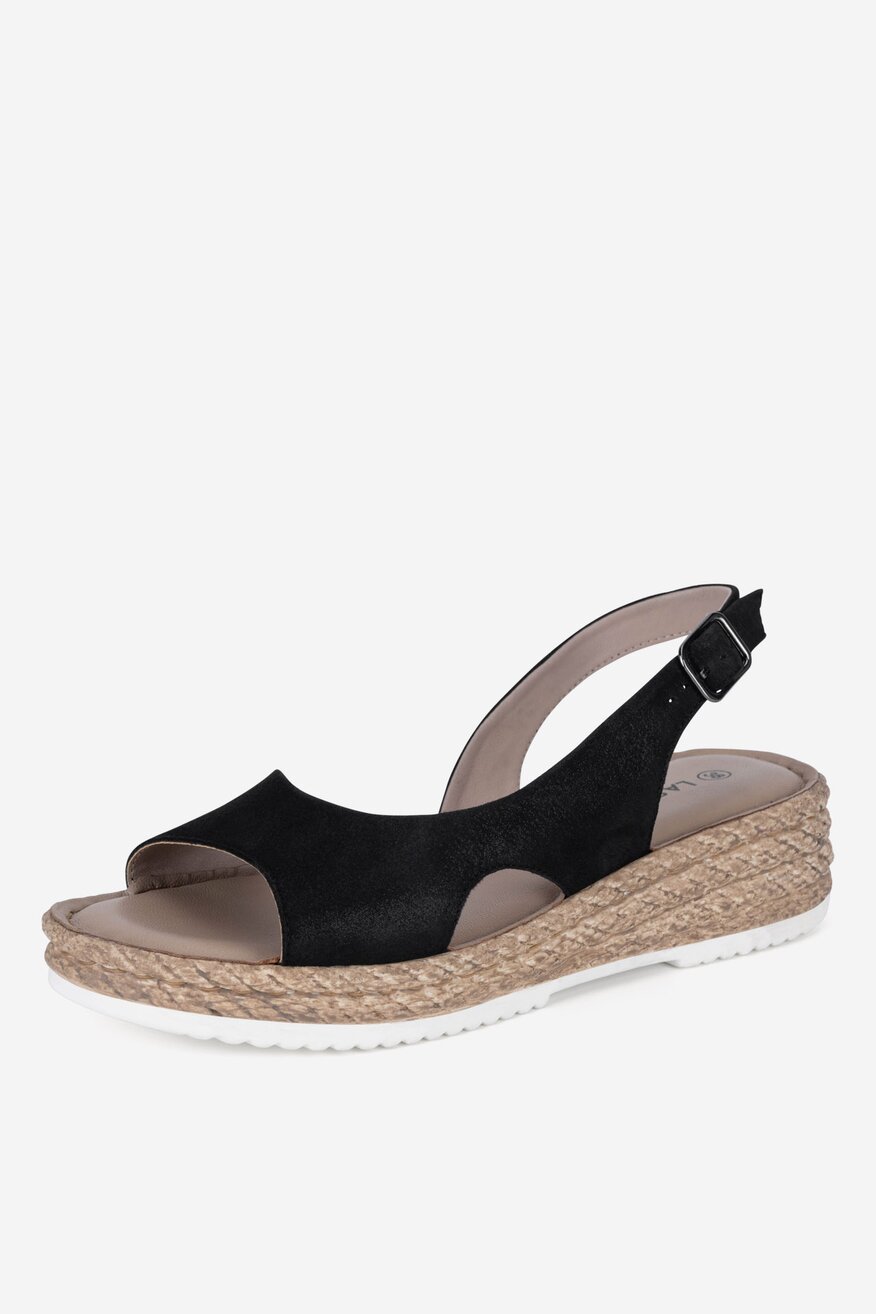 
                Lasocki - Sandały na koturnie - 5905588615835