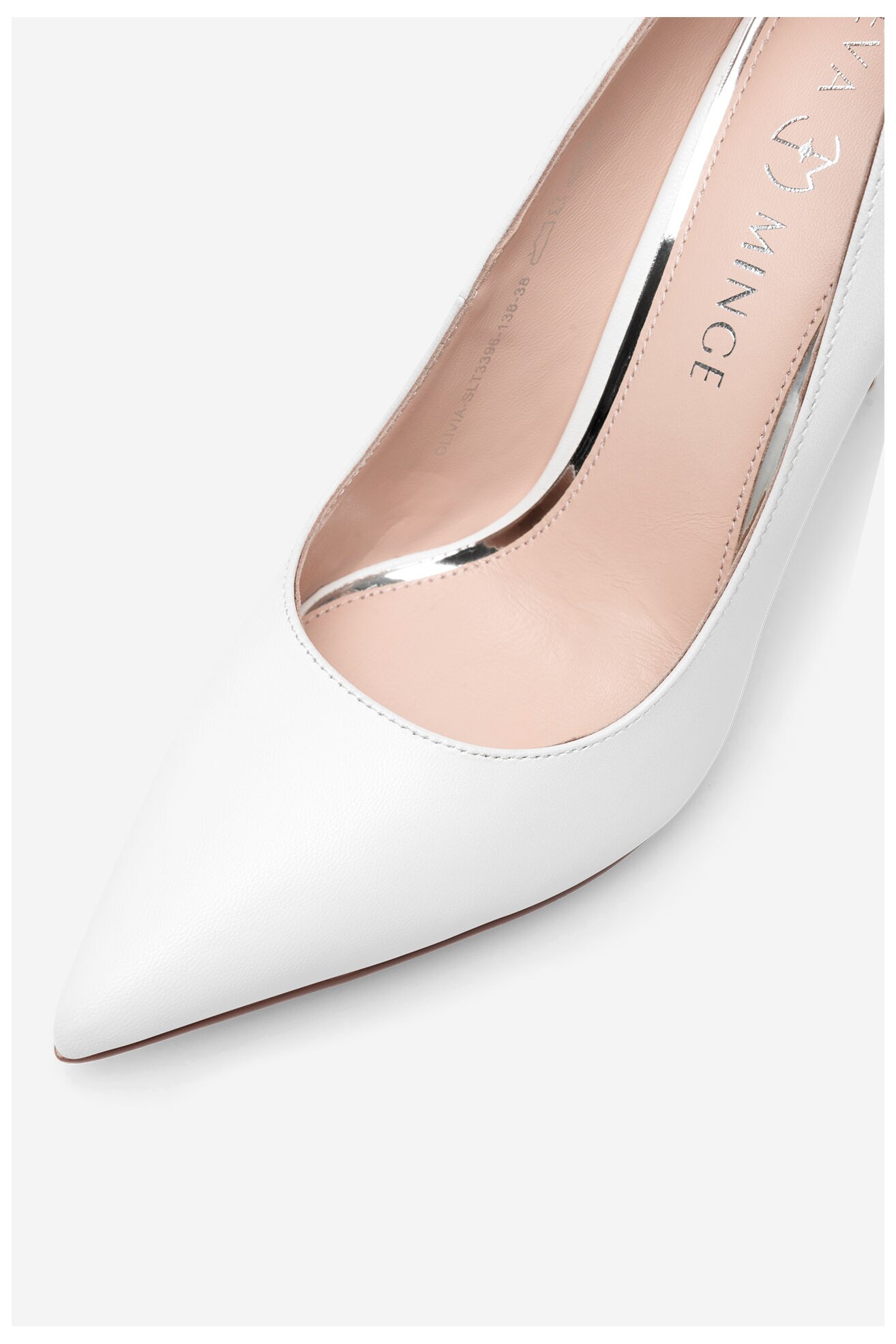 Елегантни обувки EVA MINGE OLIVIA-SLT3396-138 БЯЛ