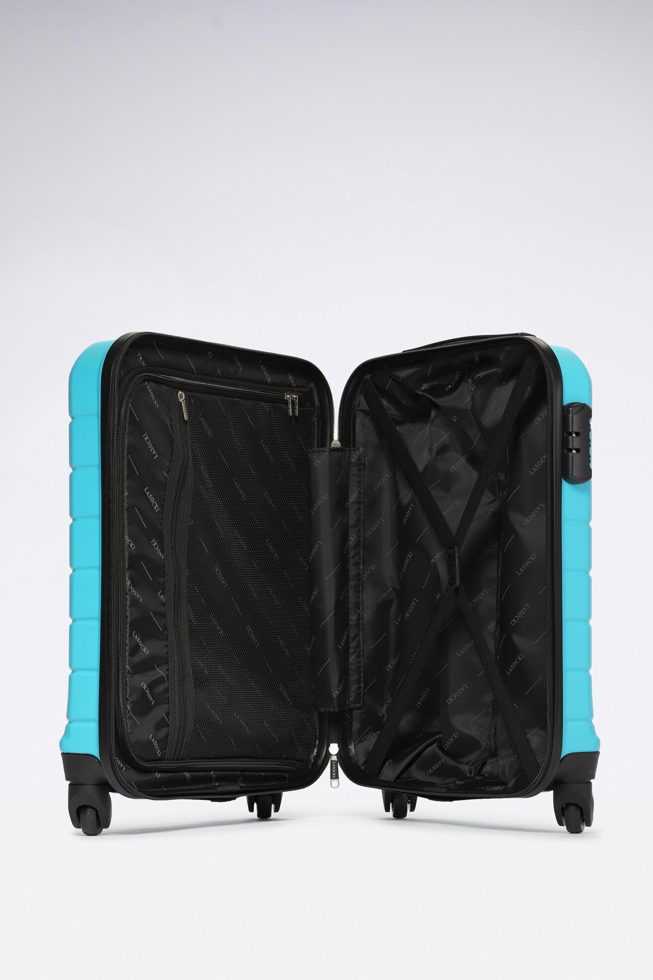 Walizka Lasocki BLW-A-001-95-05 Niebieski