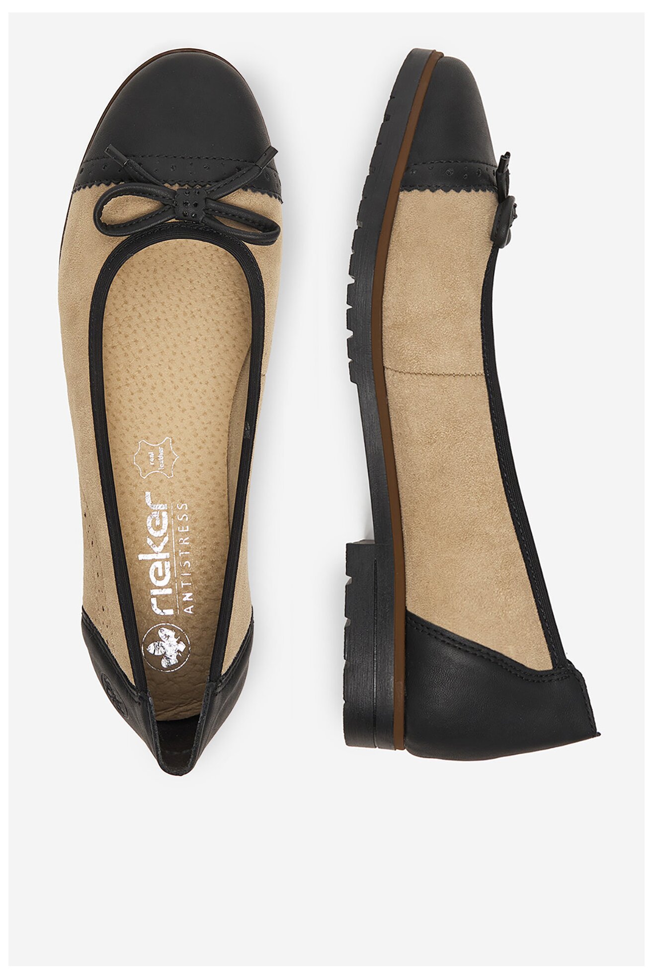 Балерина Rieker CEO-45358-60 БЕЖОВ