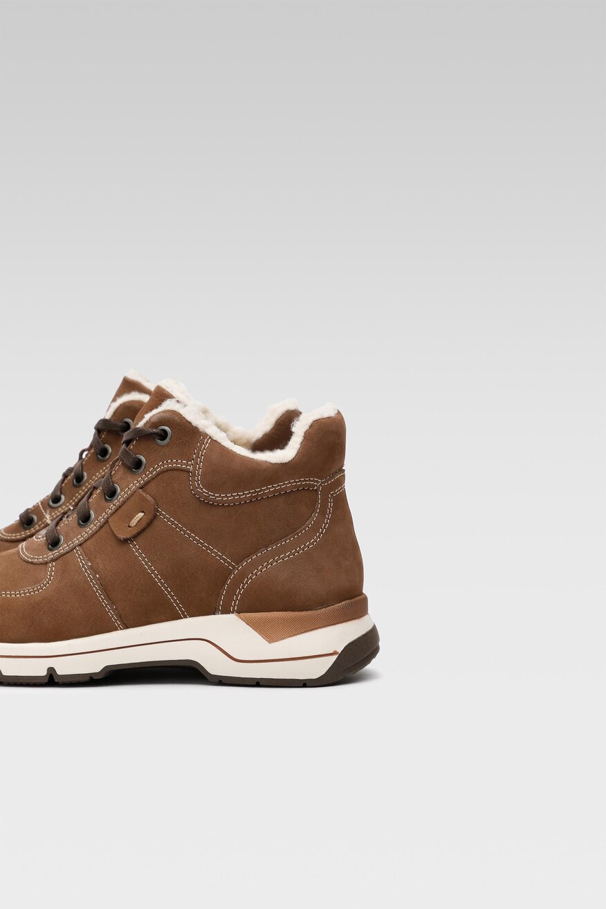 Go Soft - Skórzane trzewiki brązowe - 5904862193373