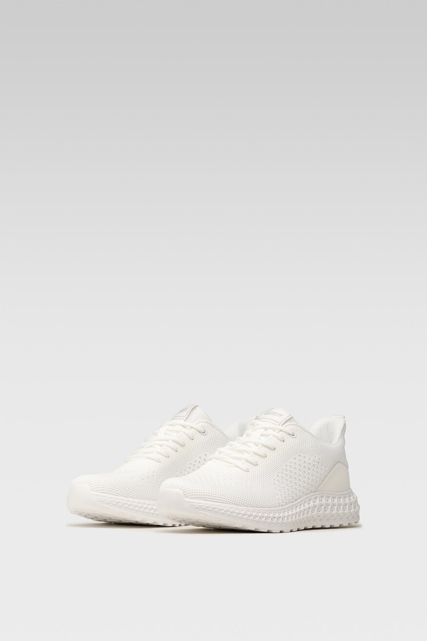 Sprandi - Obuwie sportowe pastelowe białe - 5903698788388