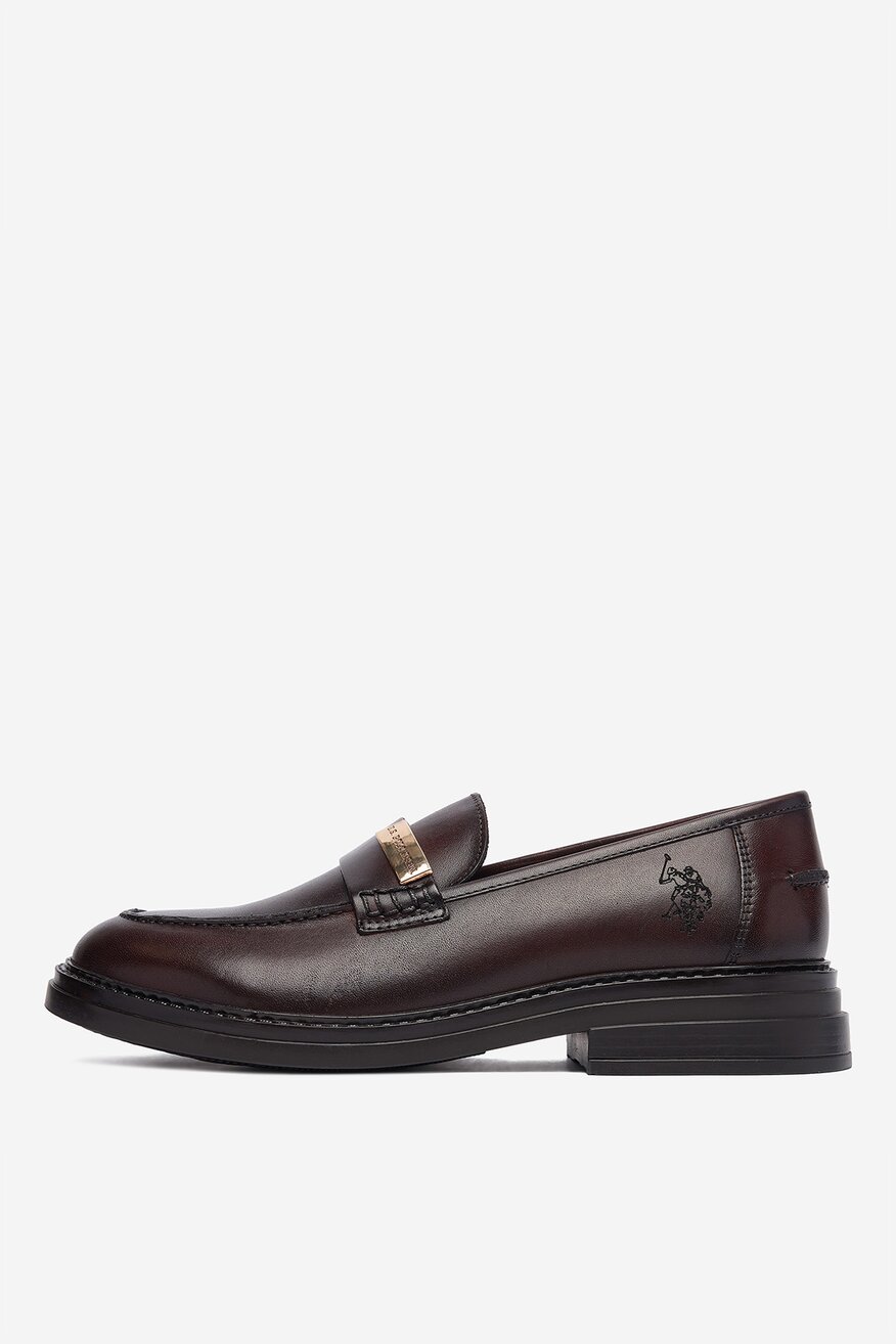 
                U.S. POLO ASSN. - Loafersy skórzane - 5907964012603