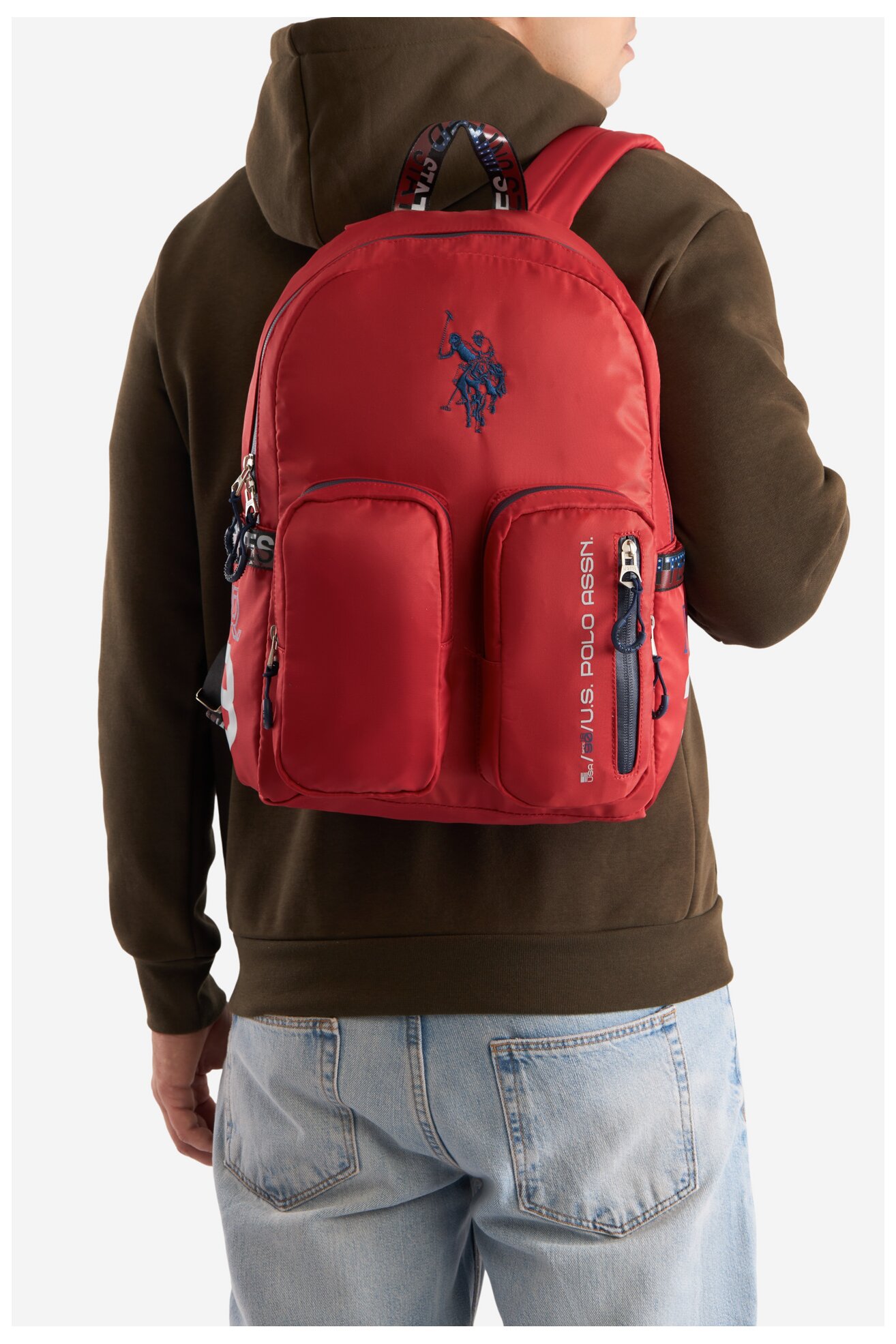 Rucsac U.S. POLO ASSN. BIUXT5679MIA ROŞU