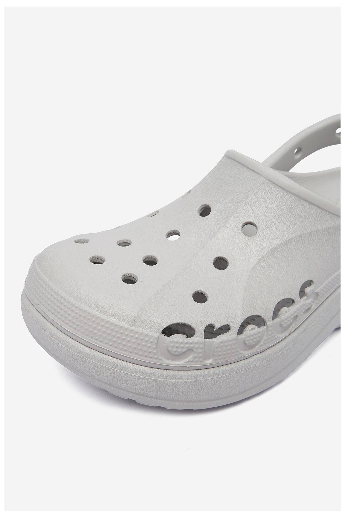 Klapki basenowe Crocs C-BAYA PLATFORM CLOG 208186-101 Szary