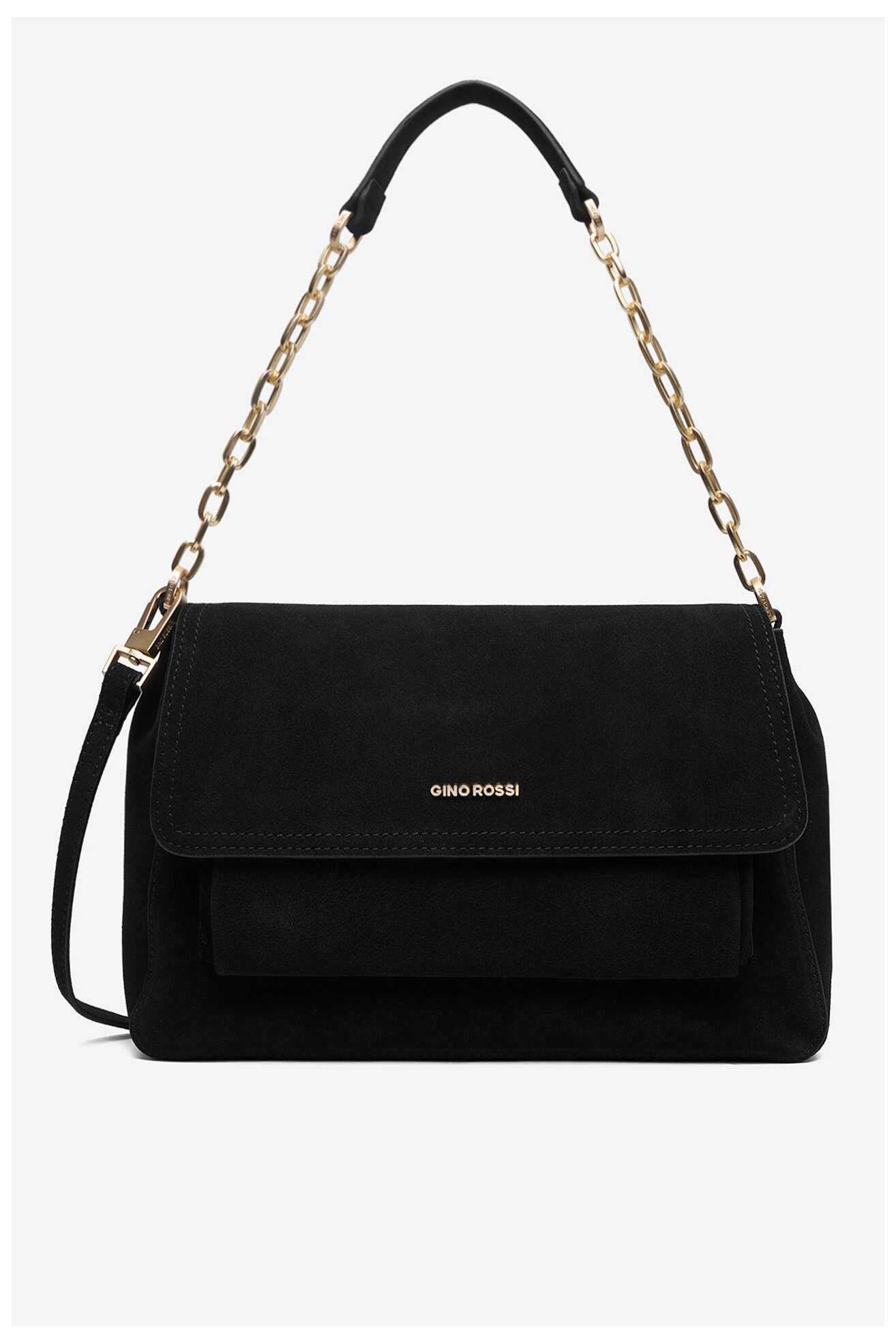 Дамска чанта Gino Rossi EO-LA224-19145 ЧЕРЕН