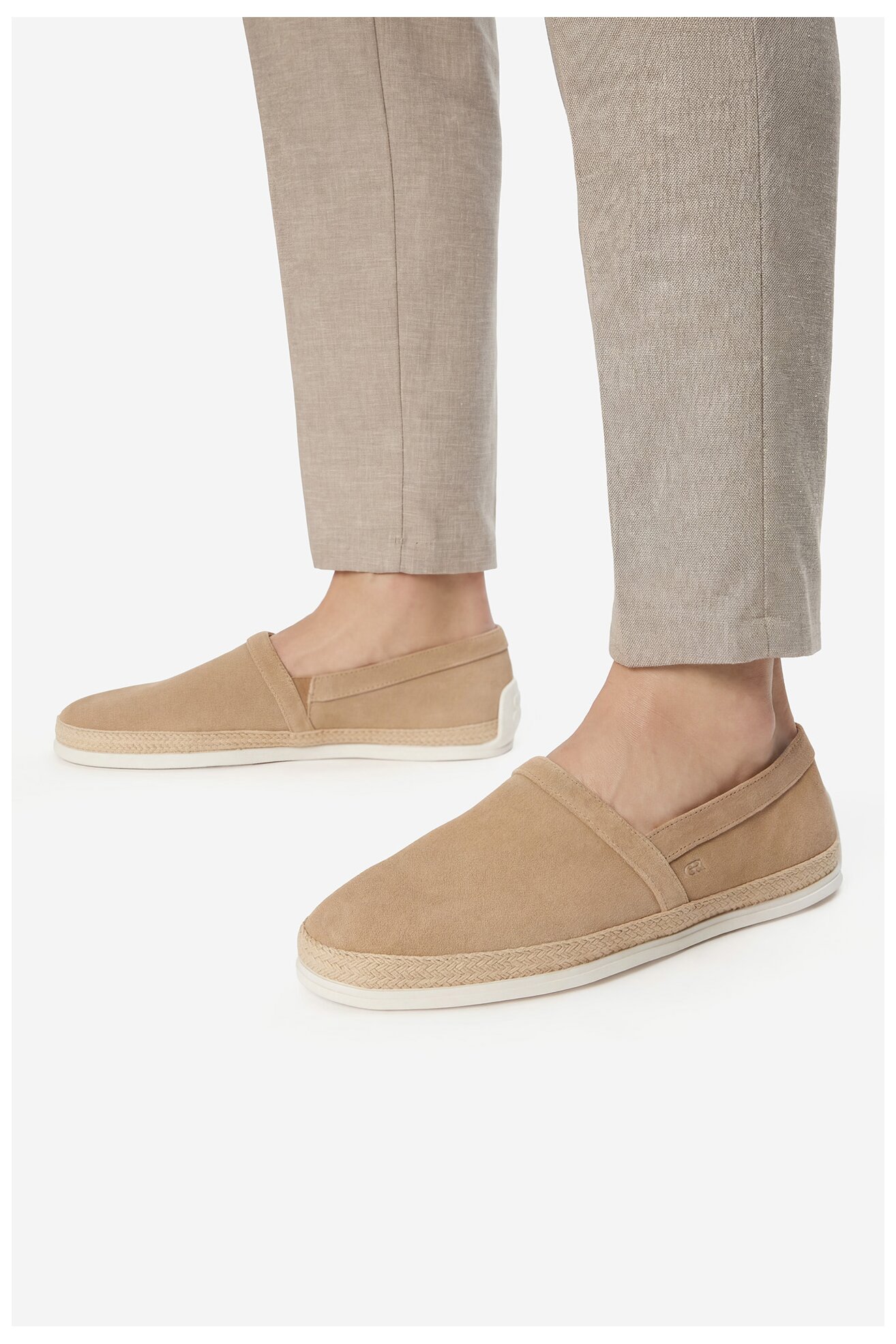 Espadryle Gino Rossi EO-TOMO-01 126AM Beżowy