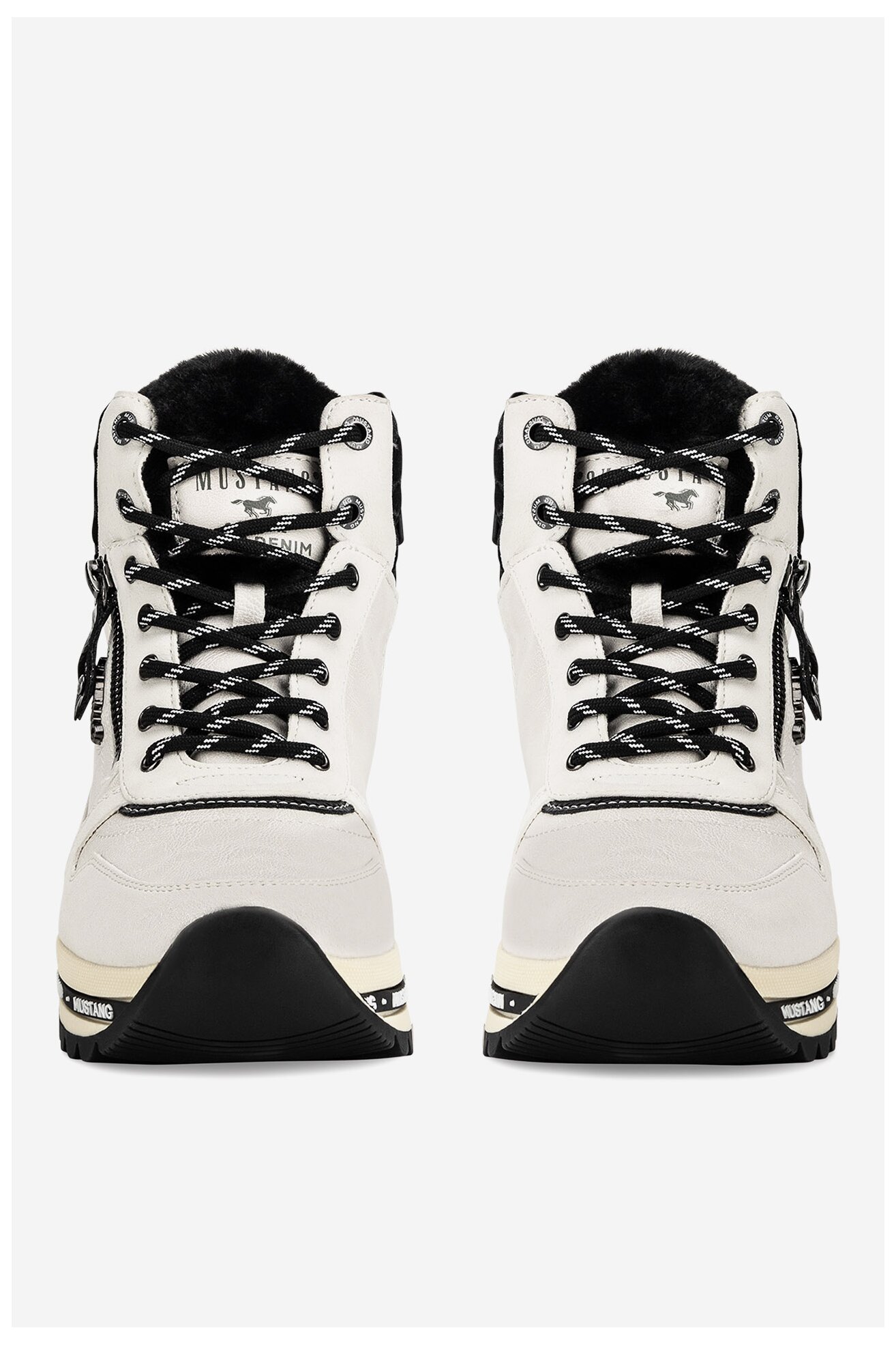 Боти Mustang 1364-503 БЯЛ