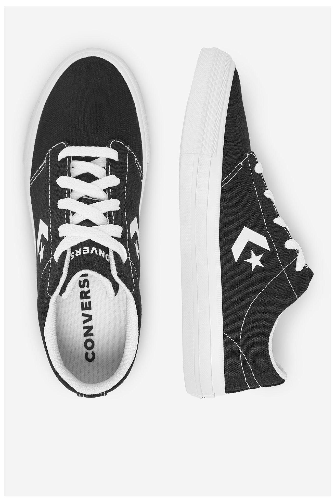 Vászoncipő Converse LS VULC OX A15625C FEKETE