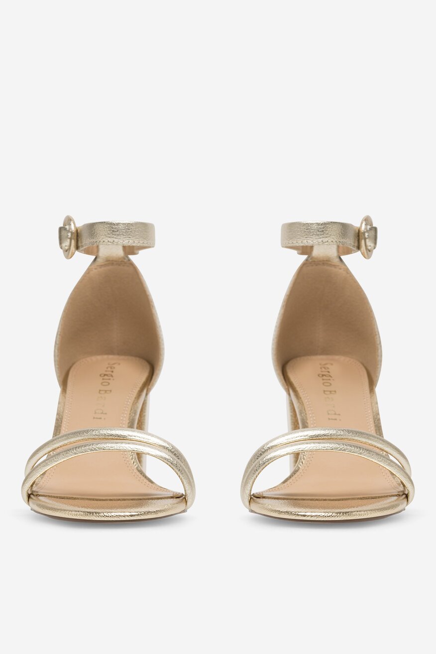 Sergio Bardi - Skórzane sandały - 5905588499558