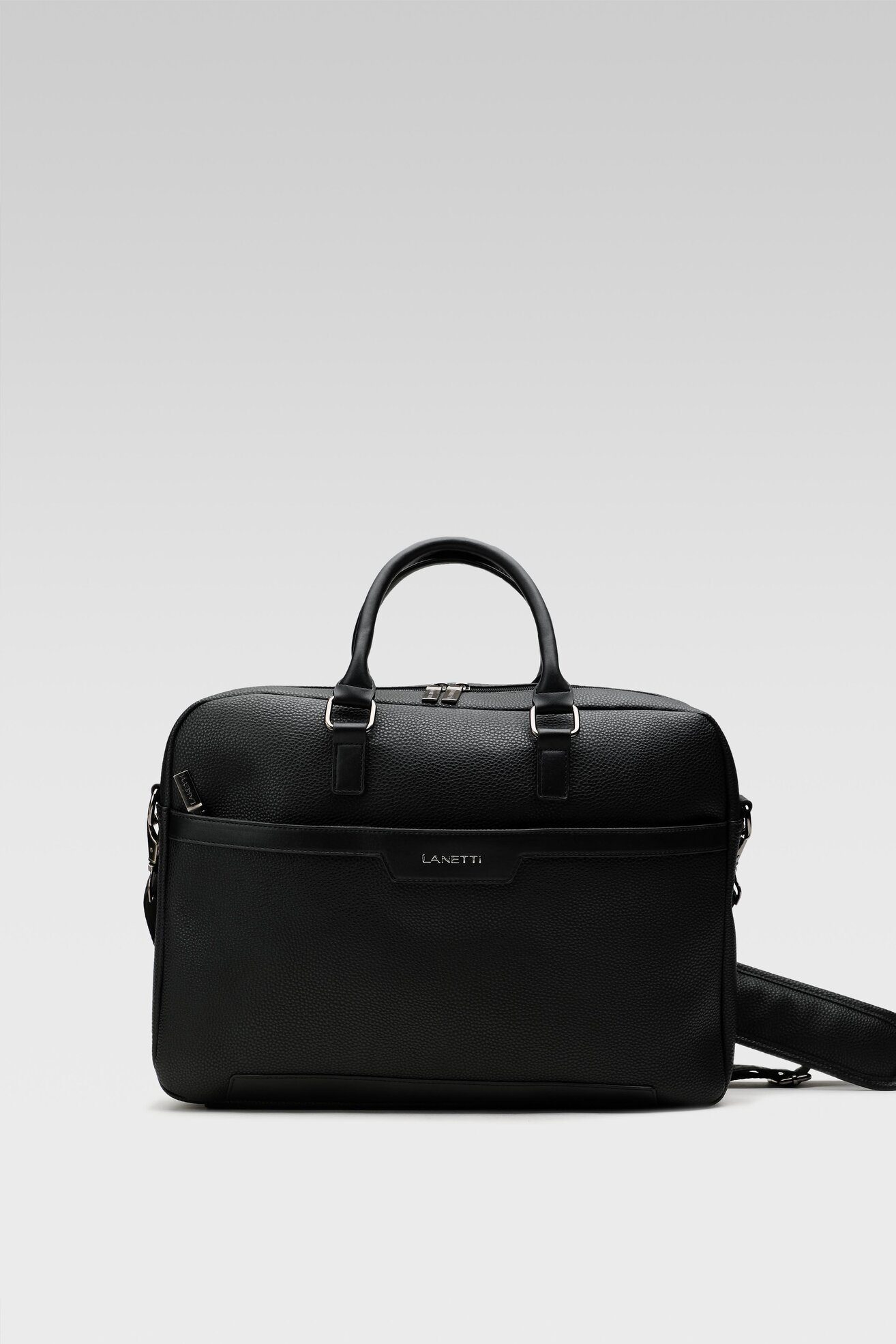 Torba męska Lanetti BMM-U-032-10-09 Czarny