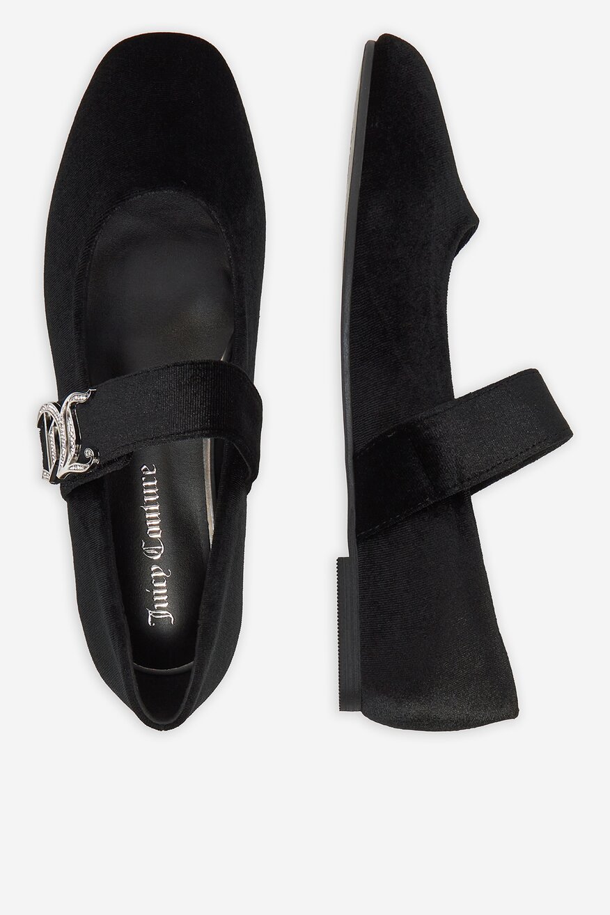 Baleríny Juicy Couture ČERNÁ - 5906751042038