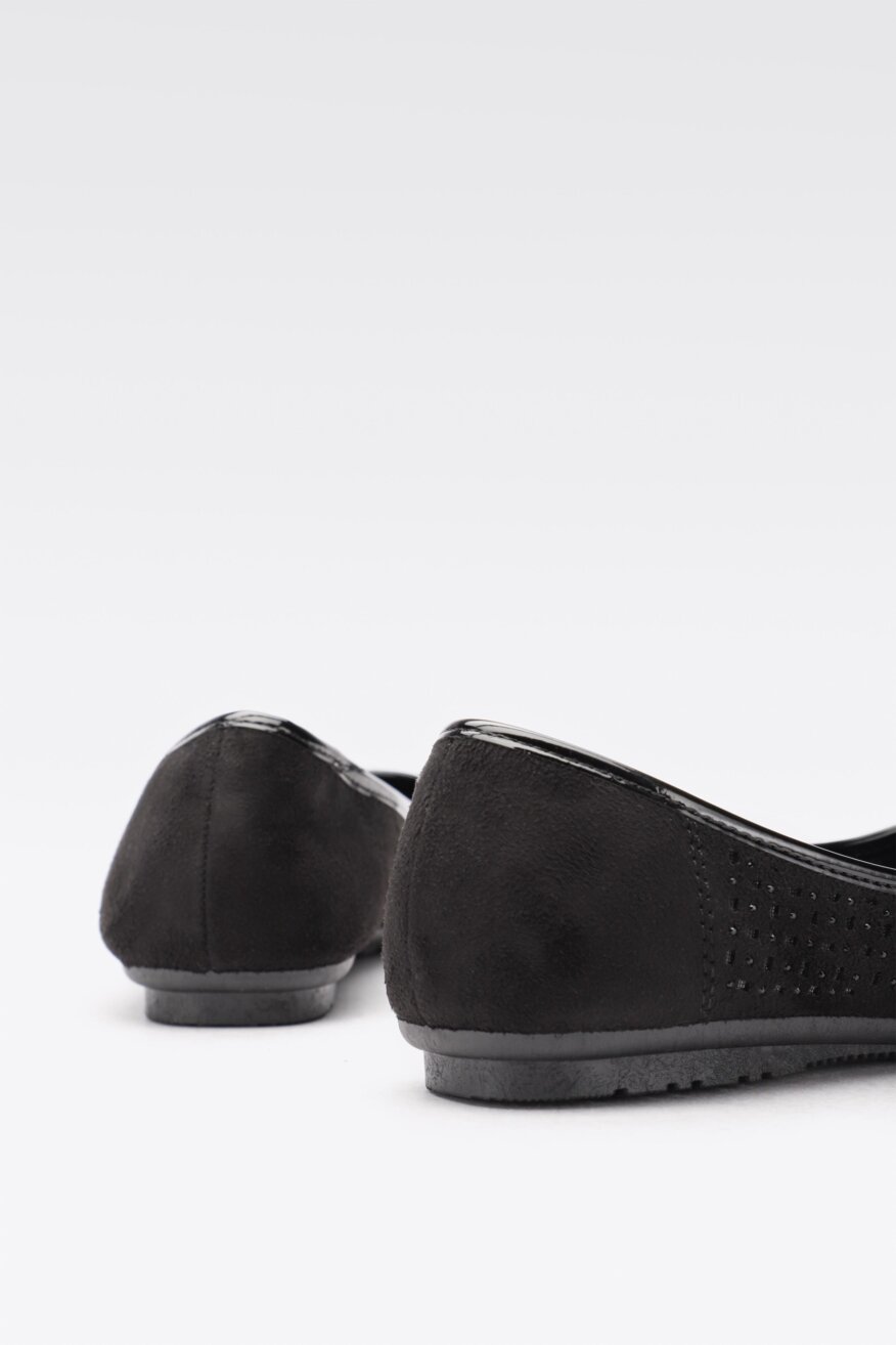 
                Bassano - Baleriny przezroczyste czarne - 5903698303703