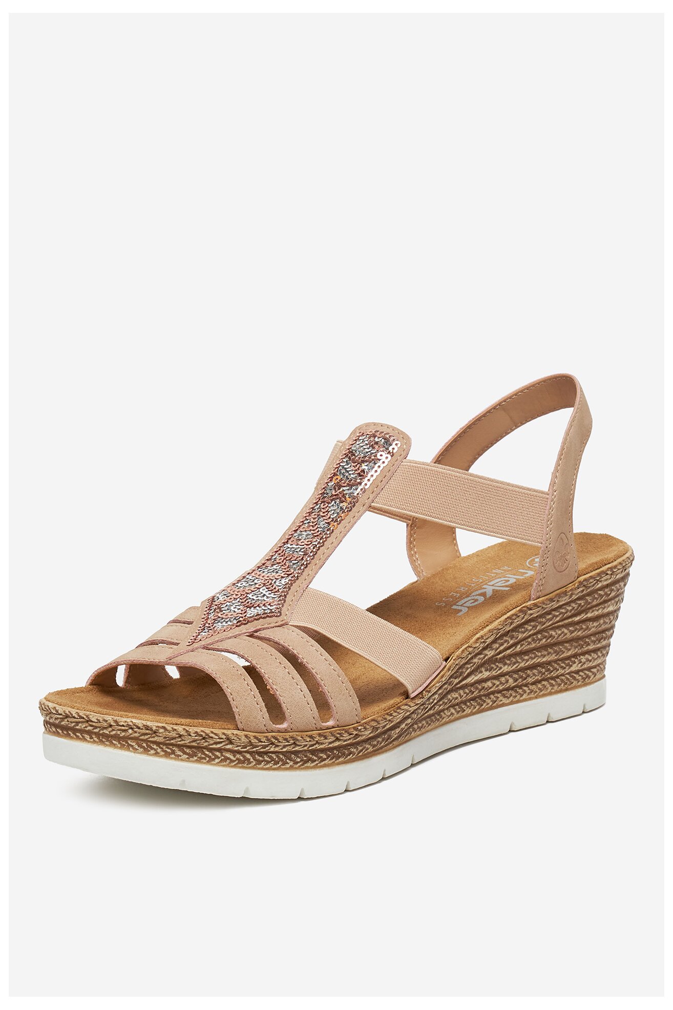 Sandały Rieker CEO-61913-31 Różowy jasny